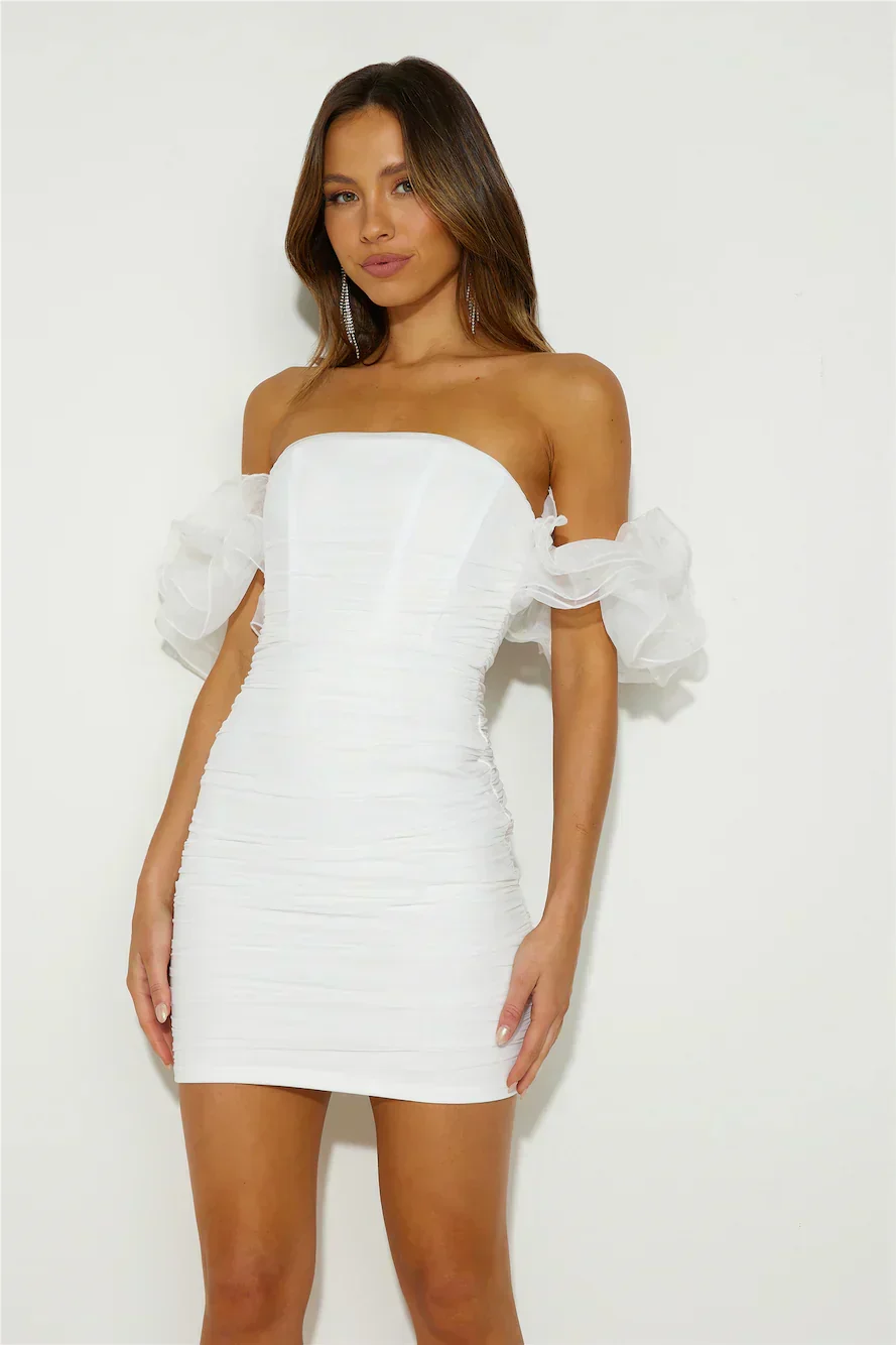 Dream Walker Mini Dress White