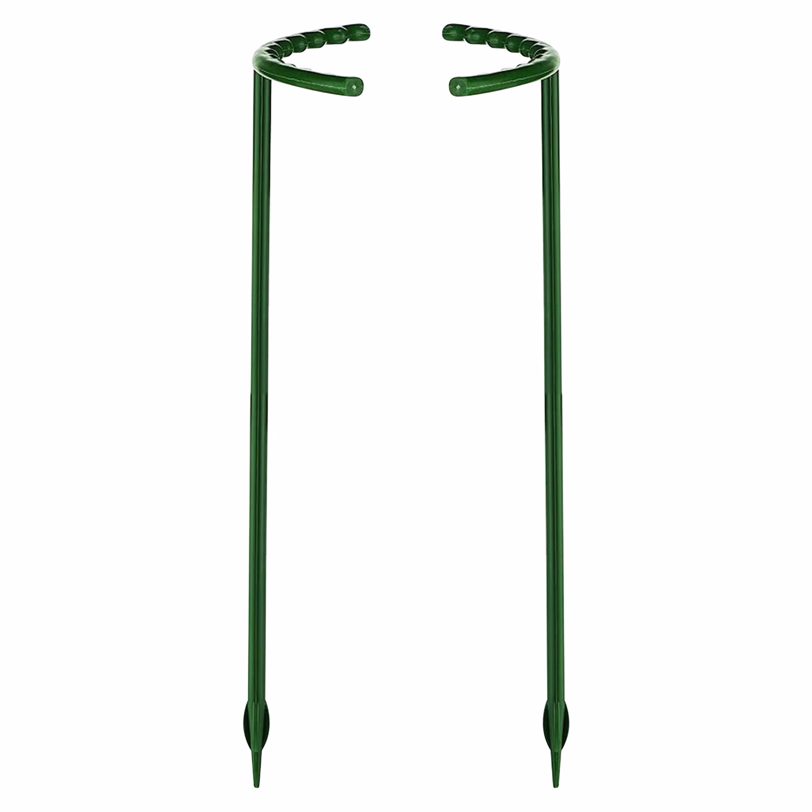 Lilixerw 4 PCS Plant Support Stakes Half Round Plant Stakes for Indoor Plants,Stackable Garden Flower Support,Plant Cages for Tomato,Climbing Plants,Large