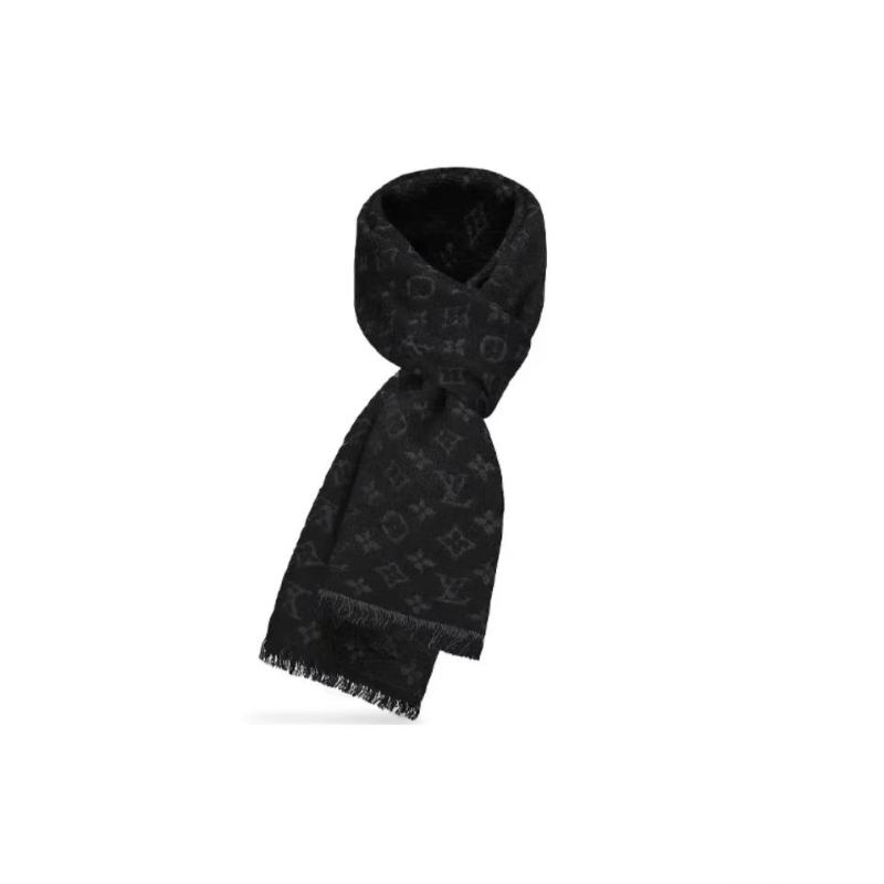 LOUIS VITTION SCARF BLACK