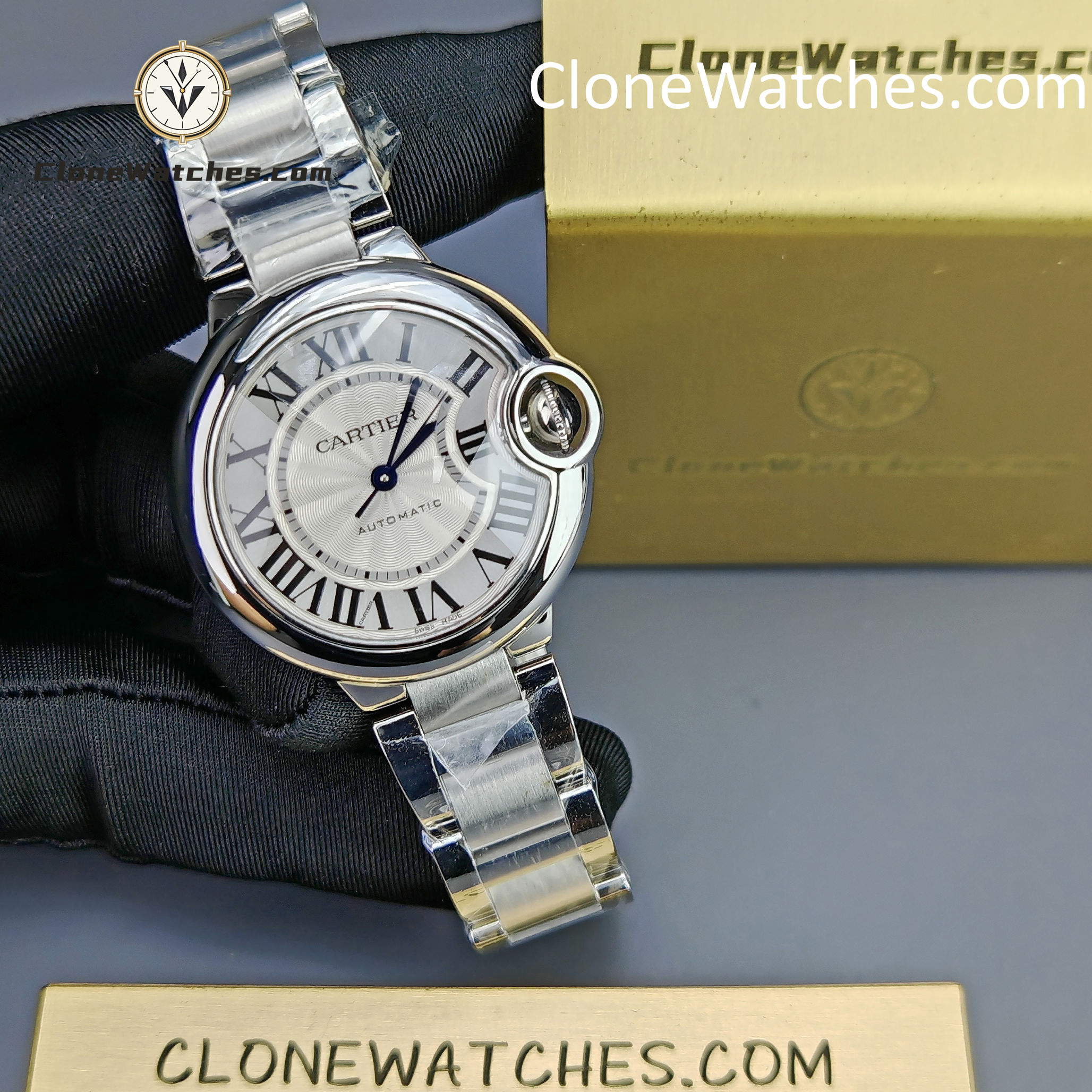 Cartier Super Clone Watches 1:1 Ballon Bleu de Cartier WSBB0044 White Dial 33mm
