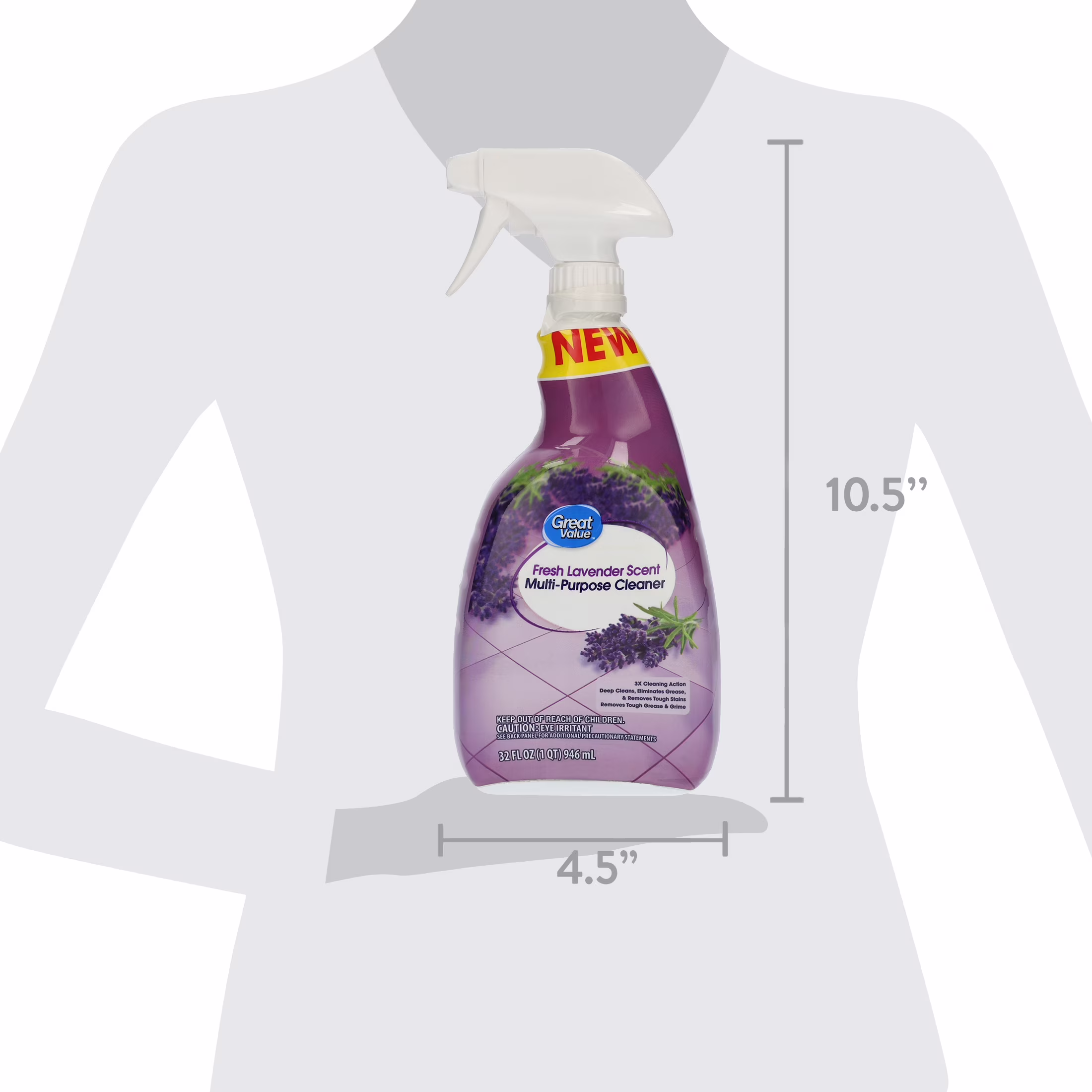 Great Value All-Purpose Cleaner, Lavender Scented, 32 fl oz