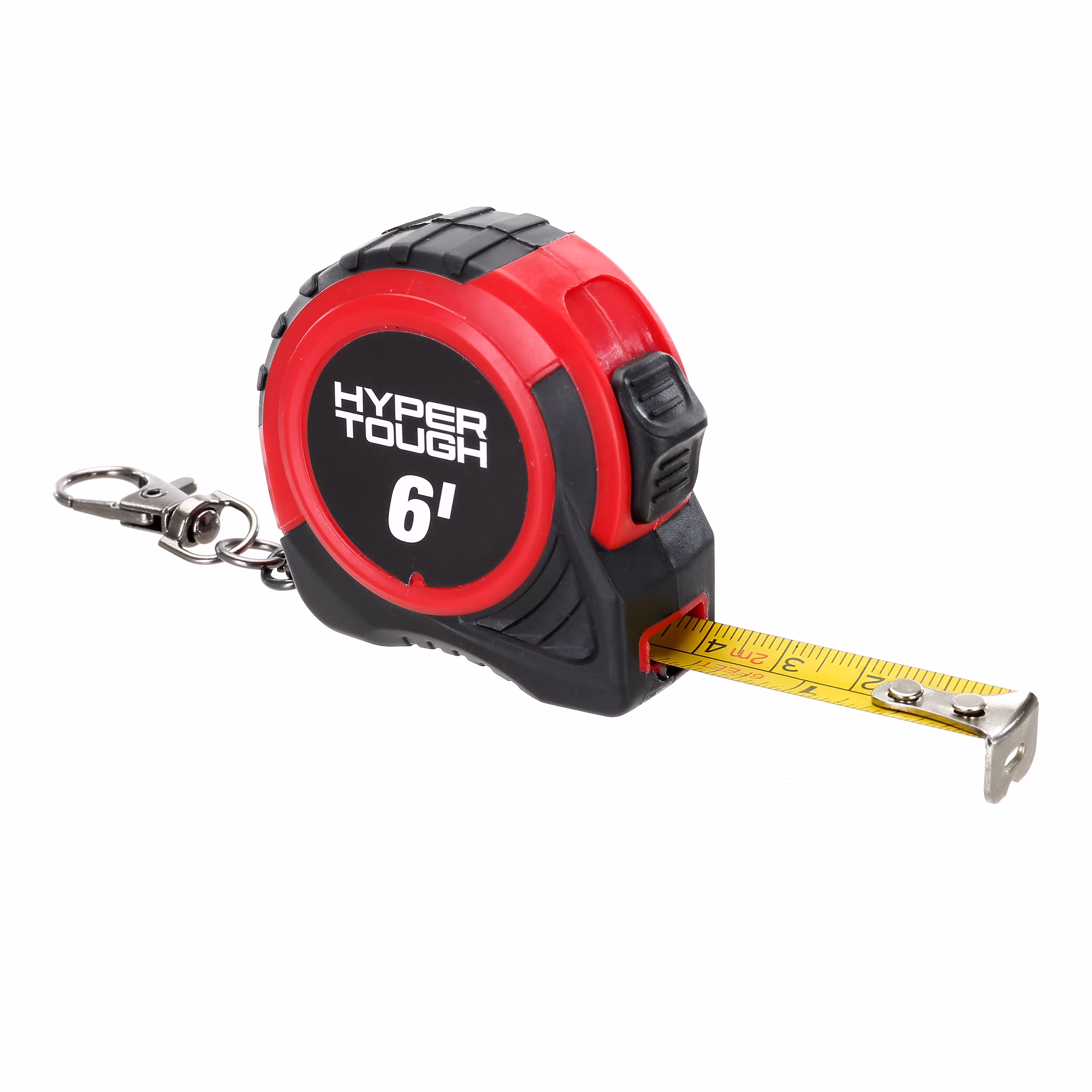 Hyper Tough 6-Foot Tape Measure with Keychain