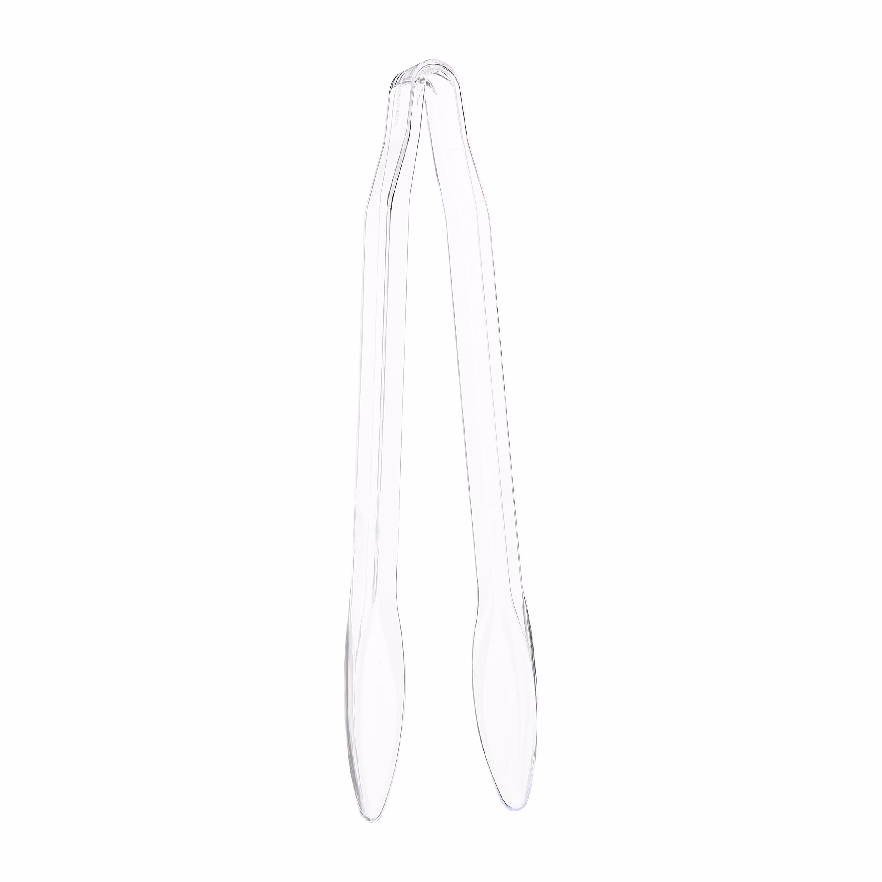 12 IN Clear Plastic Serving Tongs, Food Tongs, by Way To Celebrate