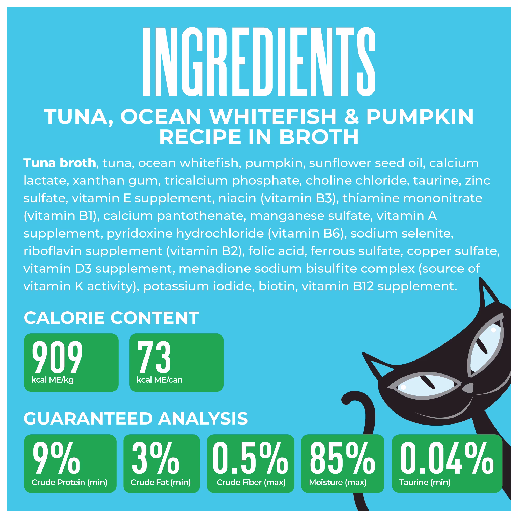 Tiki Cat Friends Tuna, Ocean Whitefish & Pumpkin, 2.8 oz. Can
