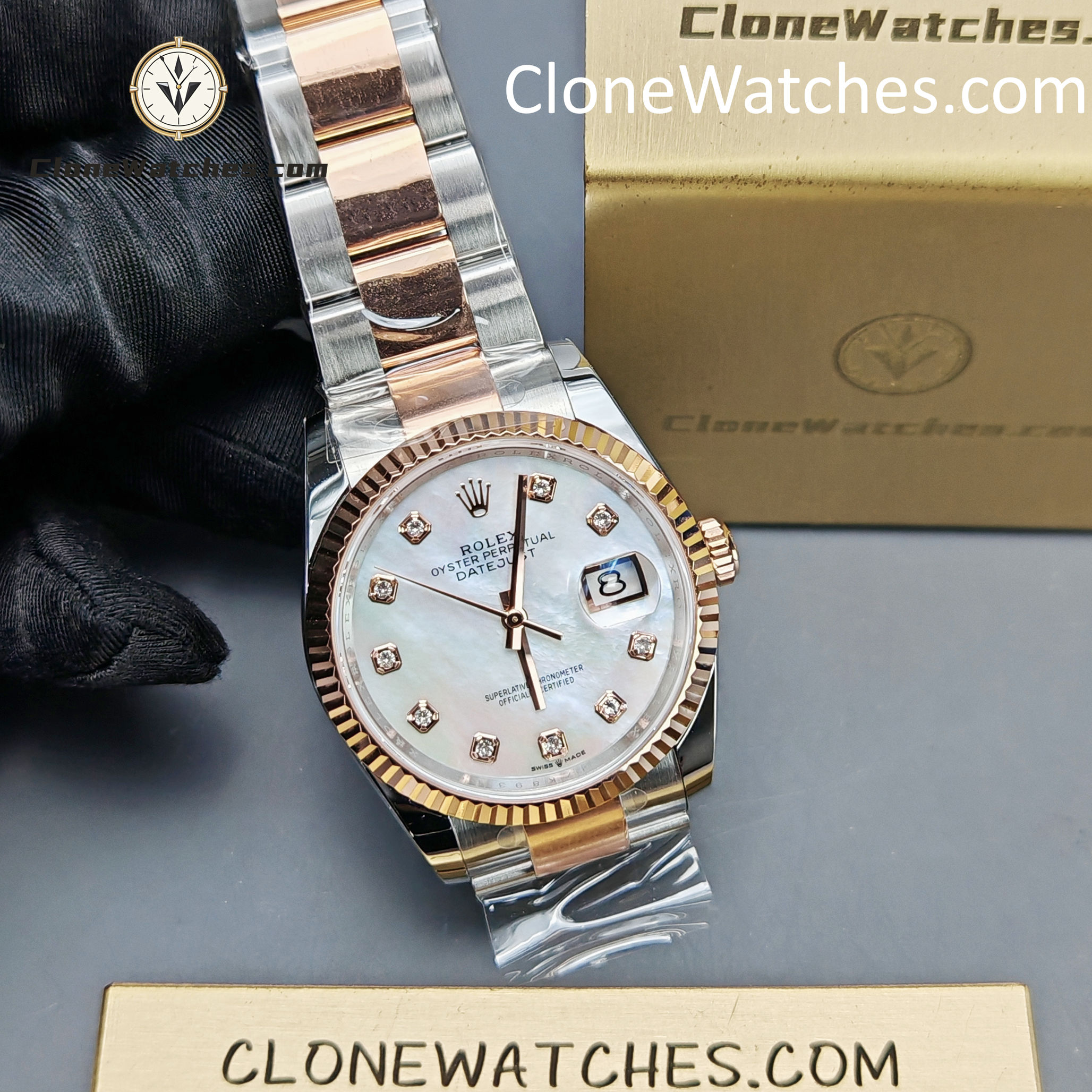 Rolex Super Clone Watch 1:1 DateJust m126231-0022 Oyster 36MM 3235 Movement