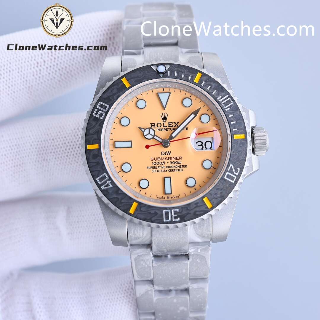 Modified Super Clone Watches 1:1 DiW Rolex Submariner DUNE 3235 Movement