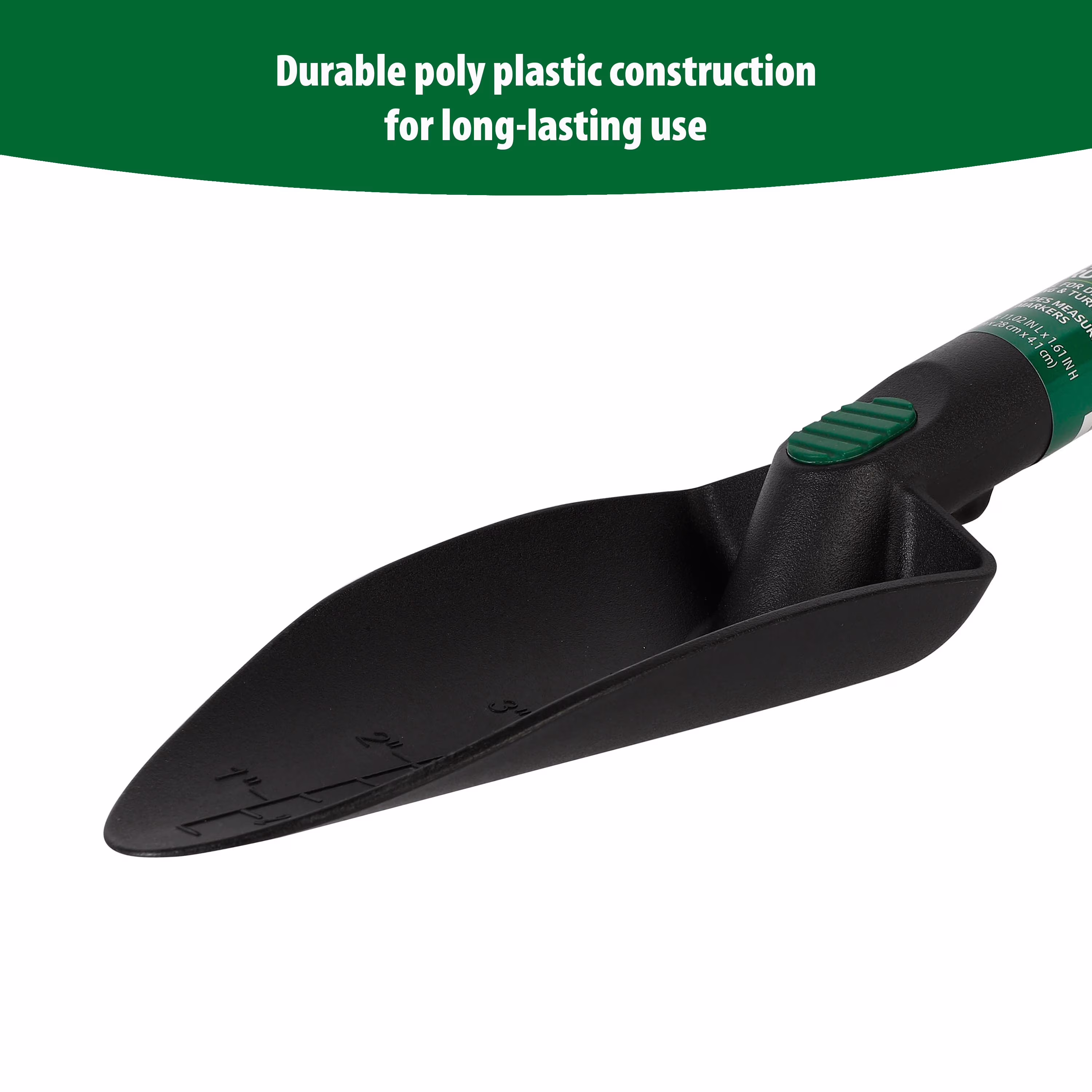 Expert Gardener Poly Plastic Landscape and Gardening Trowel