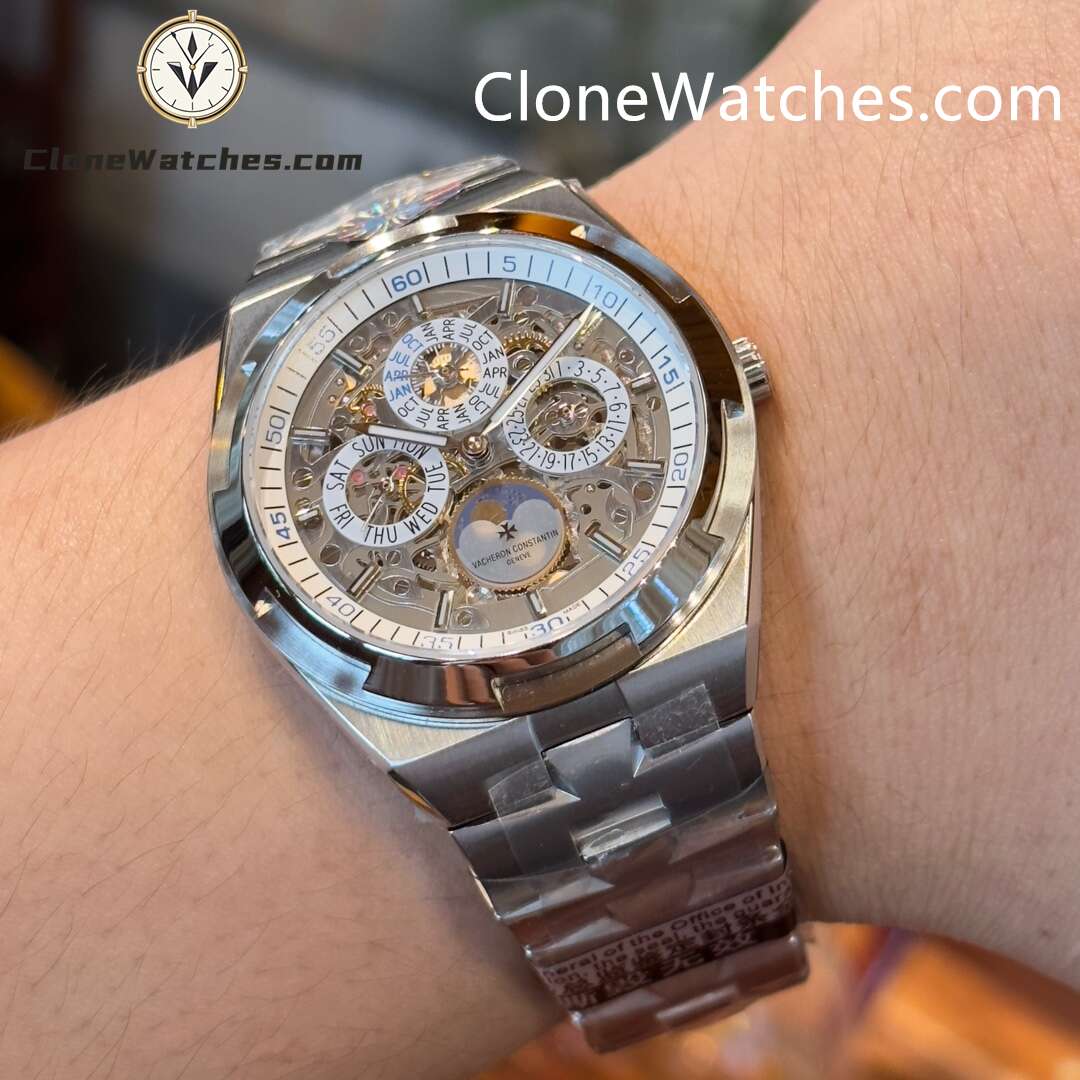 Vacheron Constantin Super Clone Watches 1:1 Overseas Series 4300V Skeleton Dial