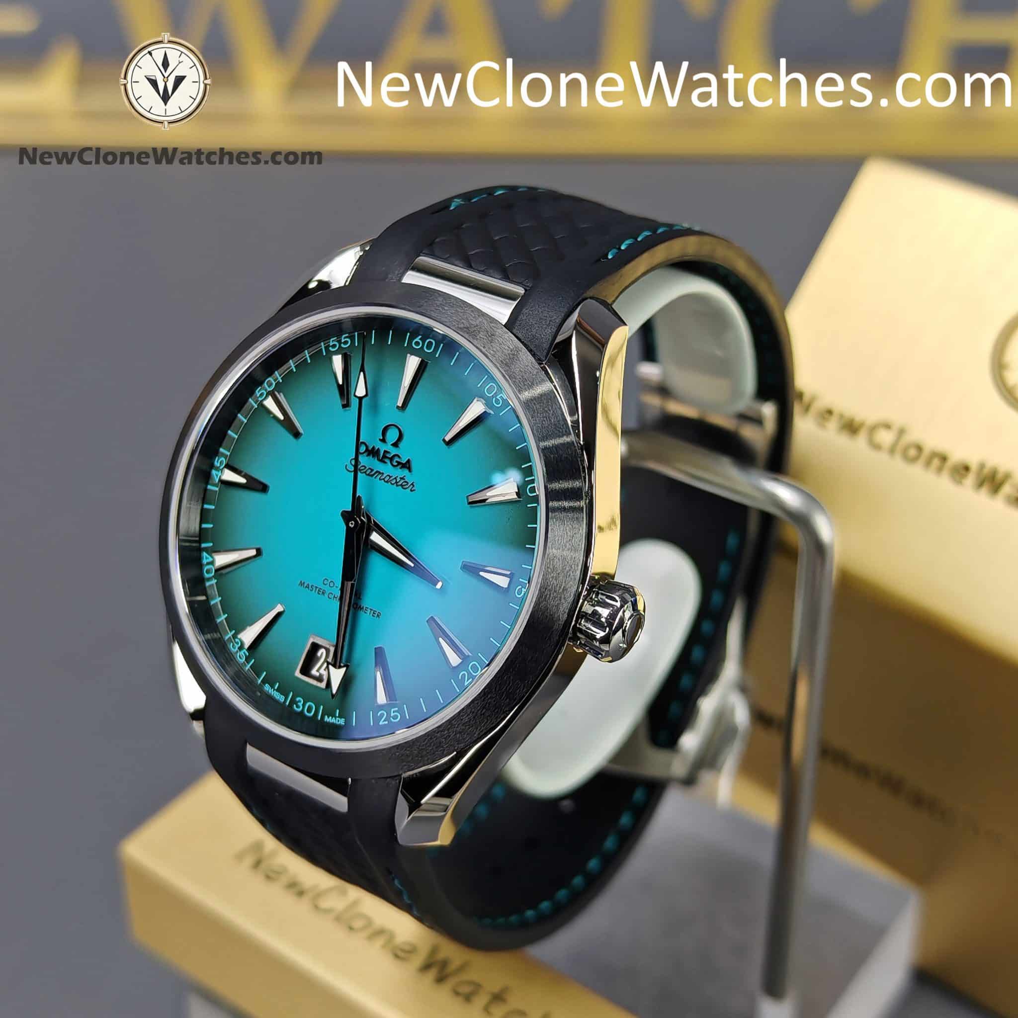 OMEGA Super Clone Watches 1:1 Seamaster Aqua Terra 150M 220.32.41.21.03.001 41 mm Blue Dial