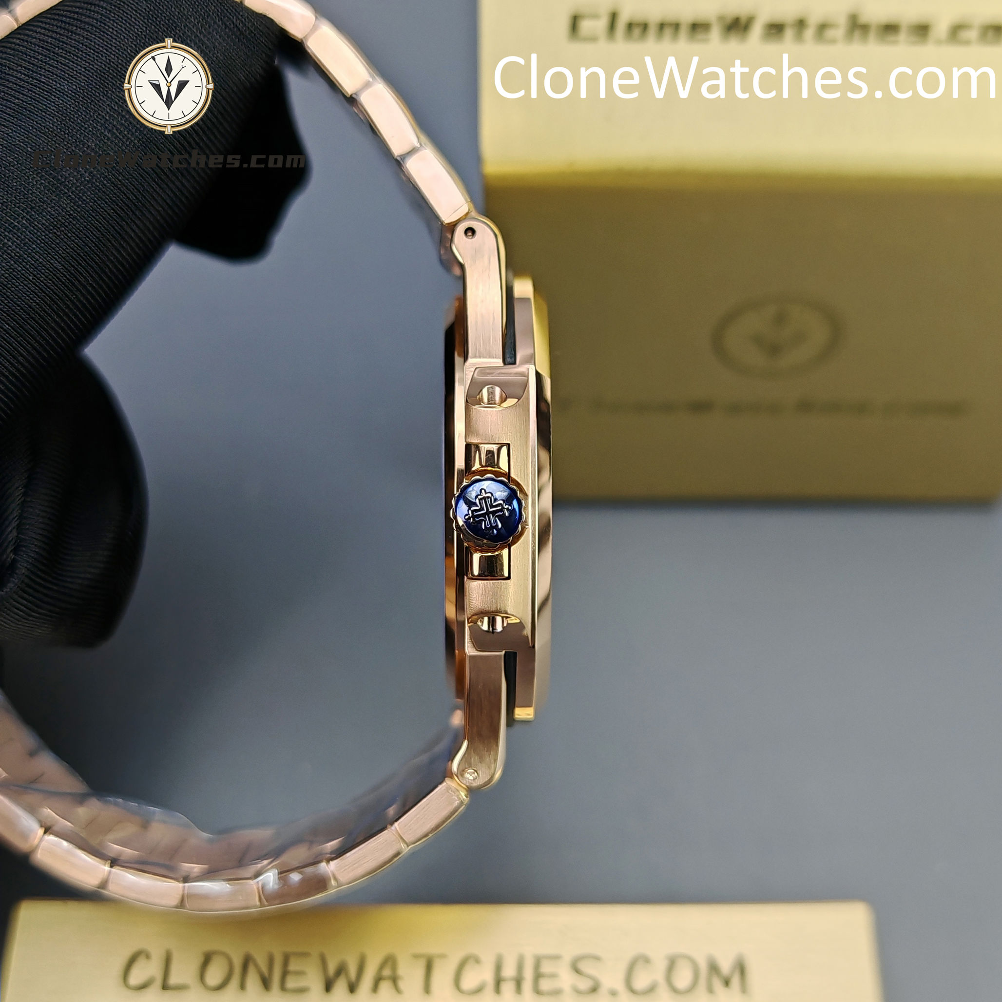 Patek Philippe Super Clone Watches 1:1 Nautilus 5711 Brown Dial 18K Rose Gold