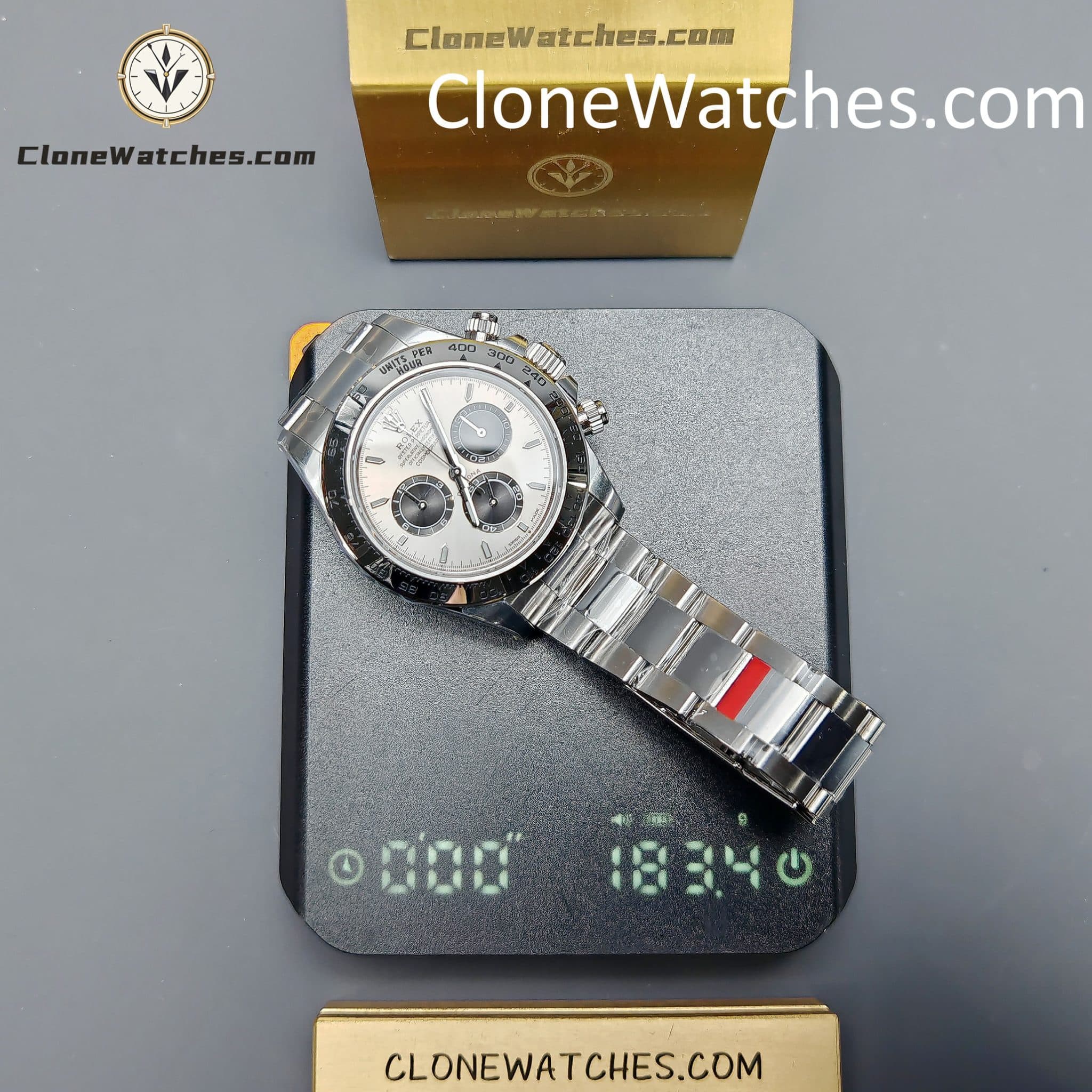 Rolex Super Clone Watches 1:1 Daytona Silver Dial M126509-0003 4131 Movement