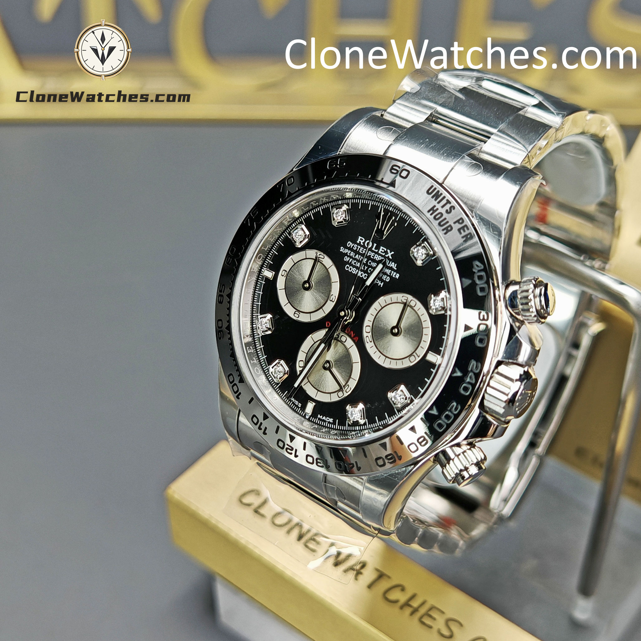 Rolex Super Clone Watches 1:1 Daytona Diamond M126509-0002 4131 Movement