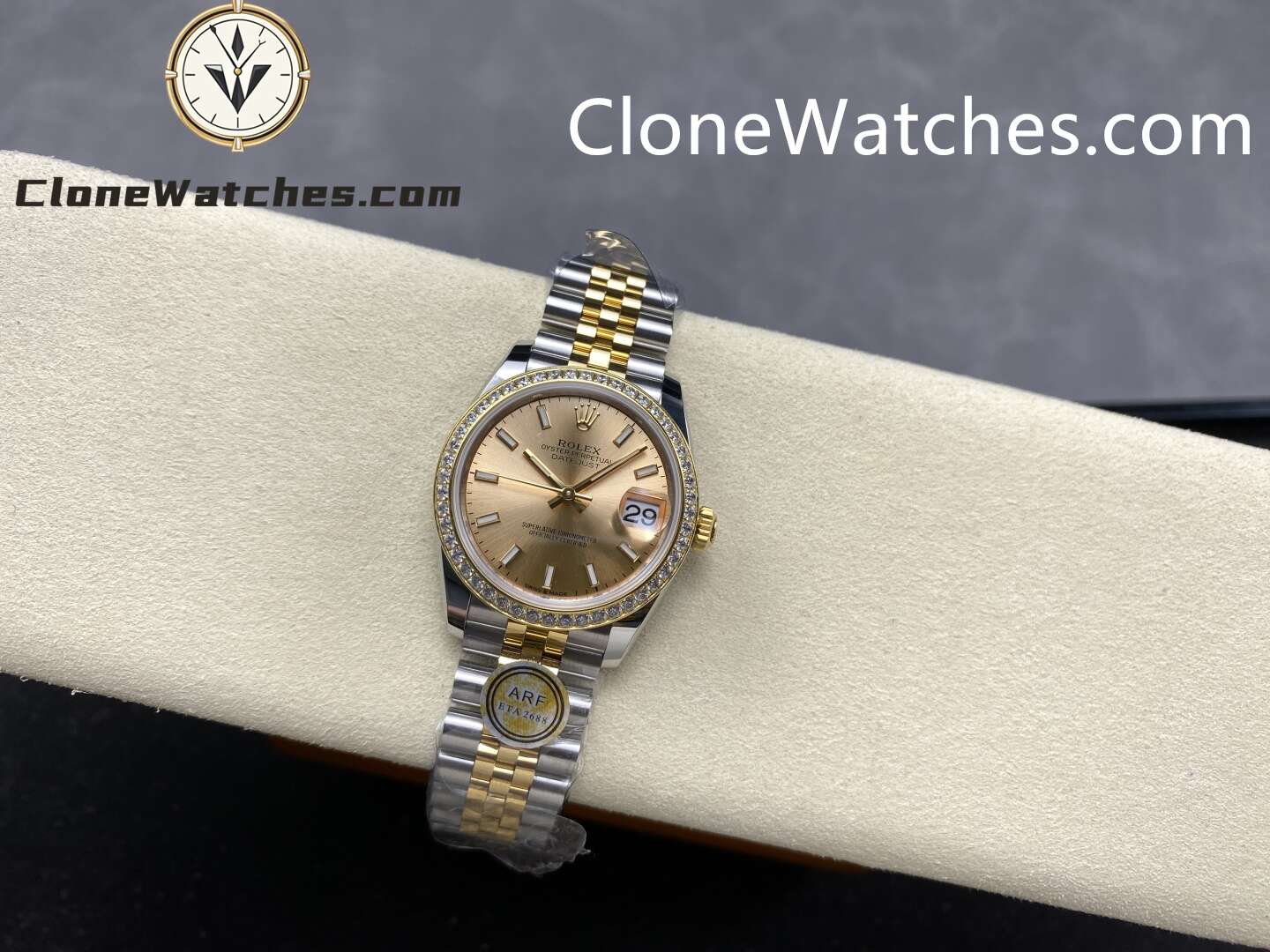 Rolex Super Clone Watches 1:1 DateJust m278383rbr-0014 Jubilee 31MM 2236 Movement