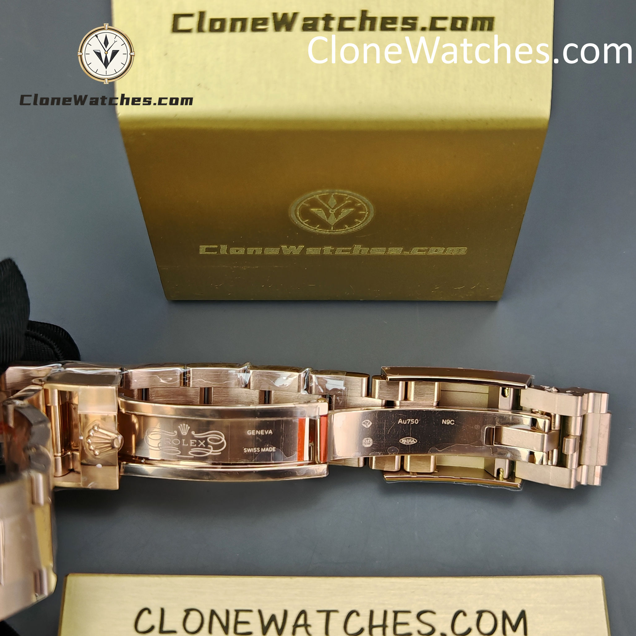 Rolex Super Clone Watches 1:1 Daytona Rose Gold Brown Dial M126505-0005 4131 Movement