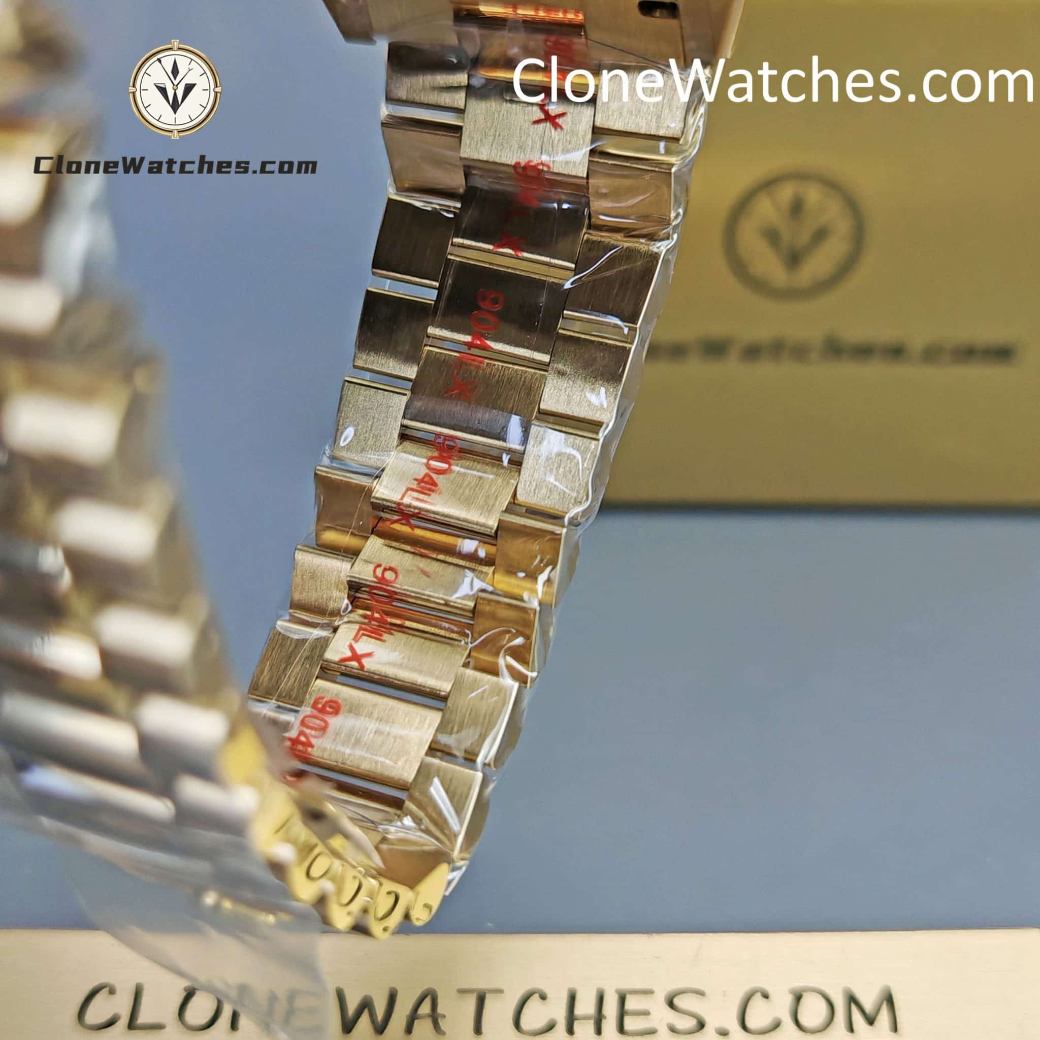 Rolex Super Clone Watches 1:1 Day Date Green Dial M228398tbr-0040 40mm 3255 Movement