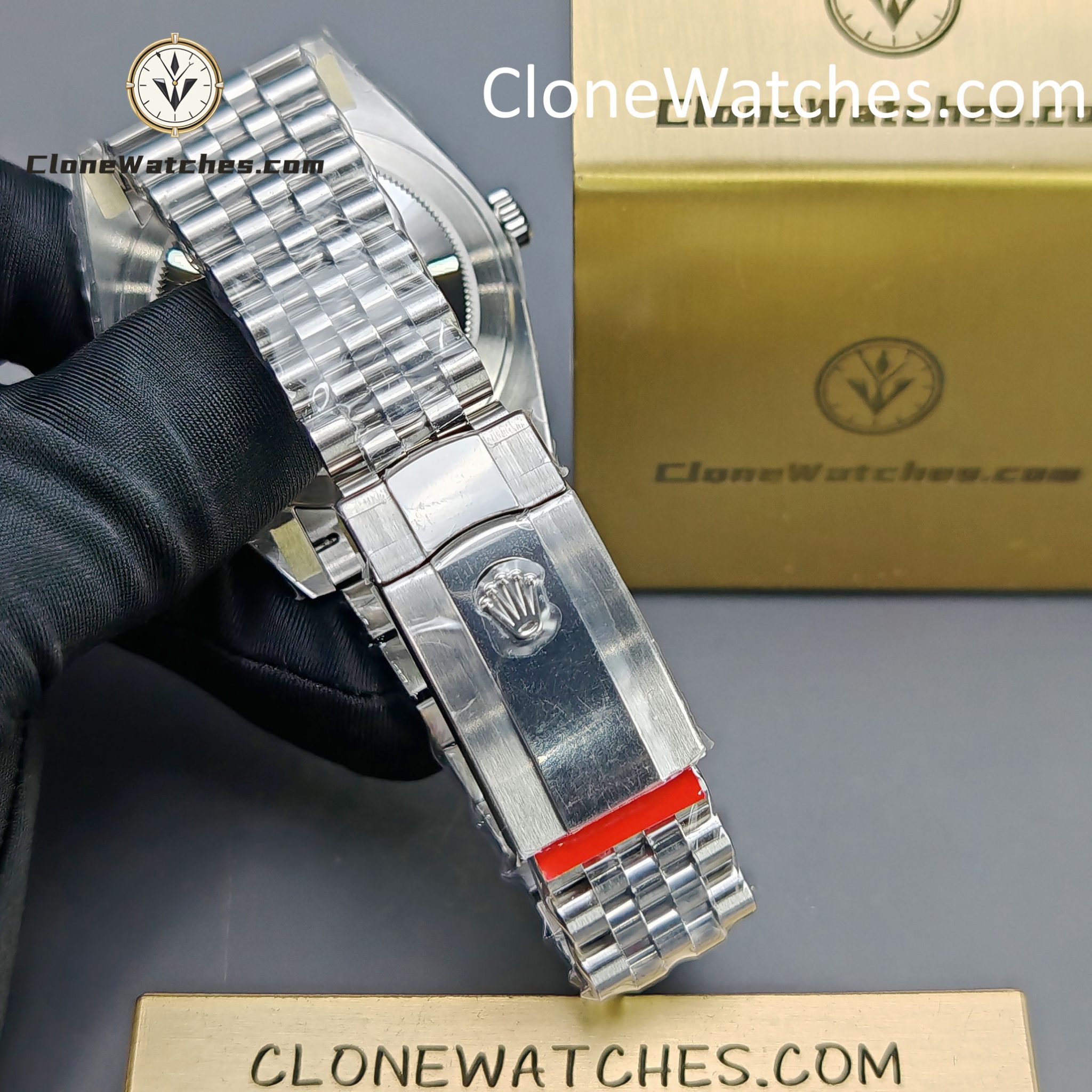 Rolex Super Clone Watches 1:1 DateJust Grey Roman Dial m126300-0014 Jubilee 41MM 3235 Movement