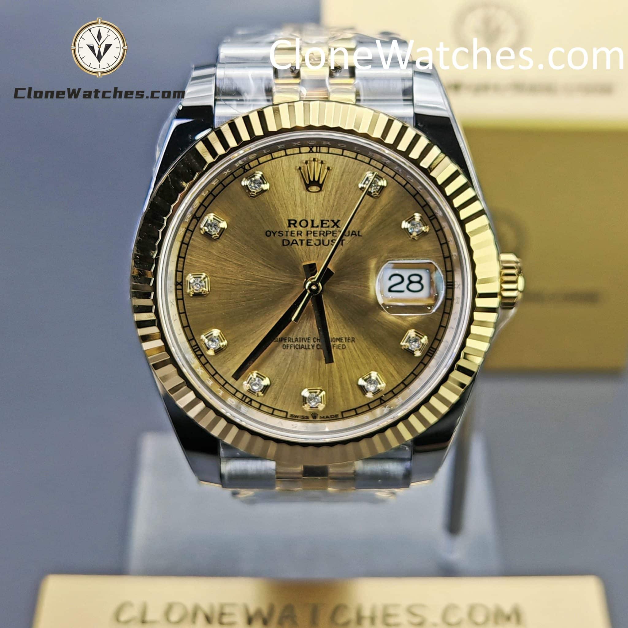 Rolex Super Clone Watches 1:1 DateJust m126333-0012 Jubilee 41MM 3235 Movement