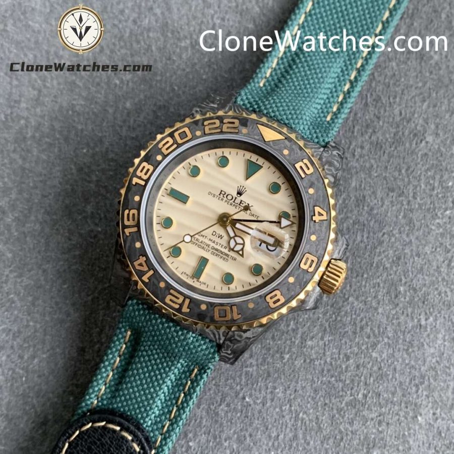 Modified Super Clone Watches 1:1 DIW Rolex GMT Master II NTPT Carbon OASIS 3285 Movement