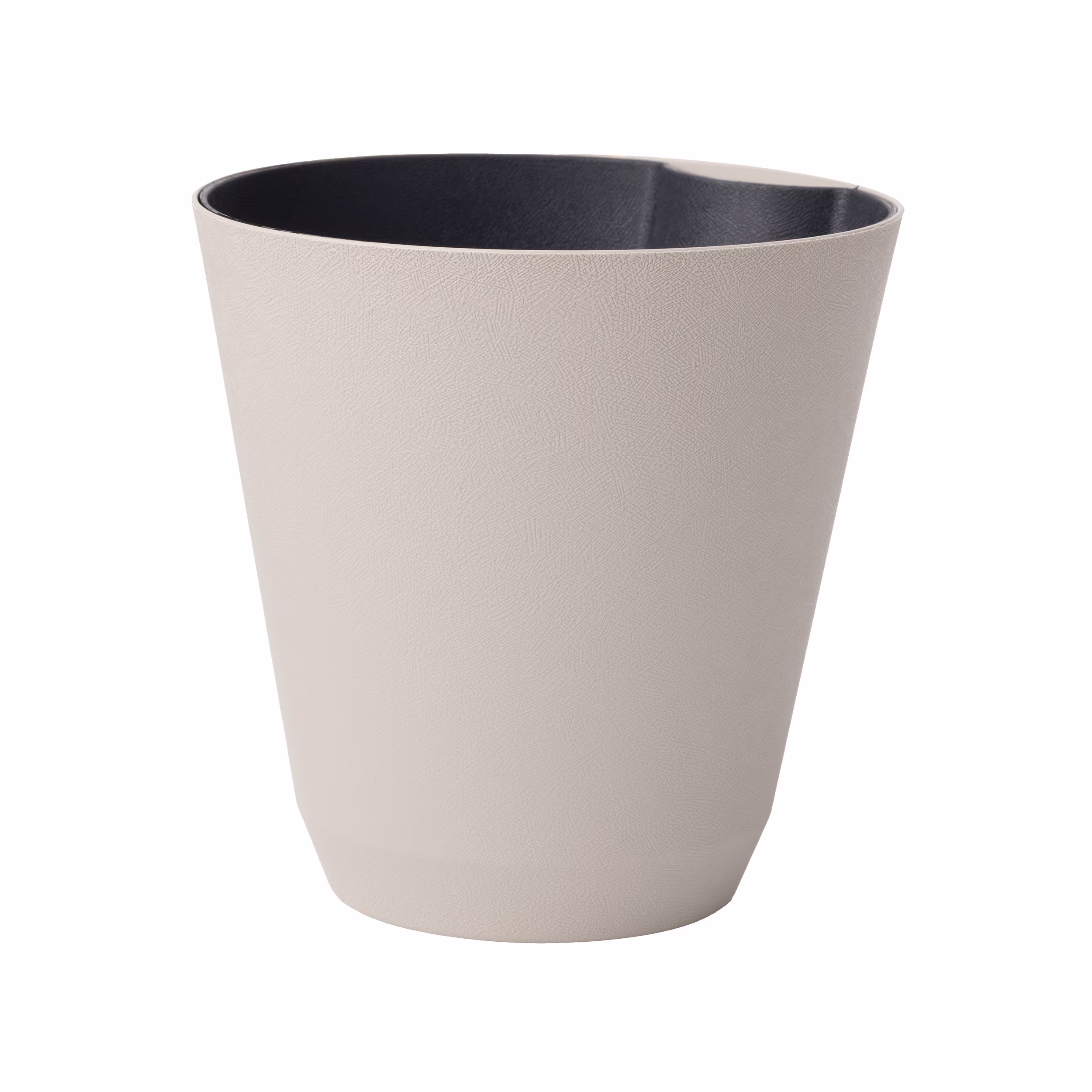 Mainstays 11 in. Beige Resin Self-Watering Planter