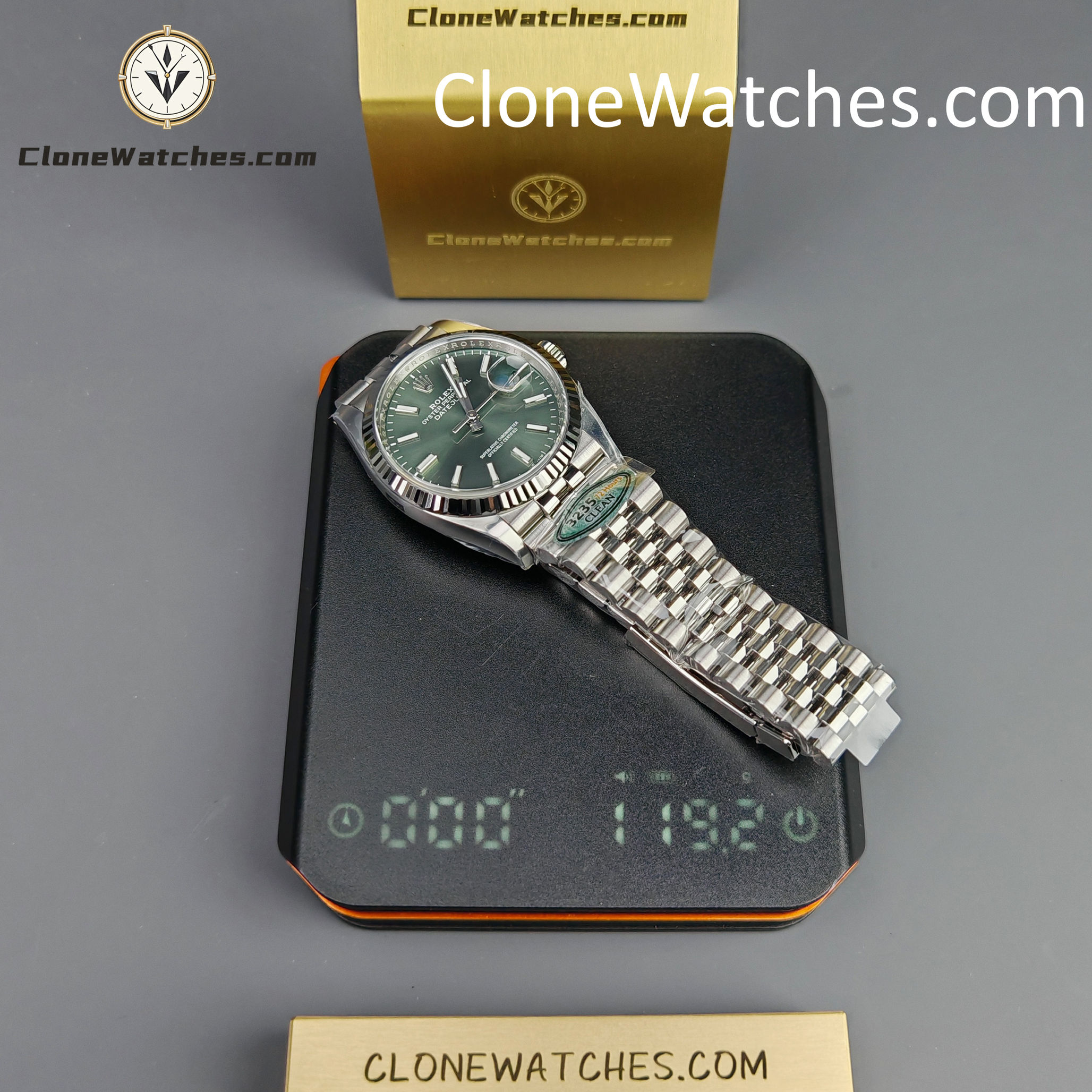 Rolex Super Clone Watches 1:1 DateJust M126234 – 0051 Green Dial Jubilee 36MM 3235 Movement