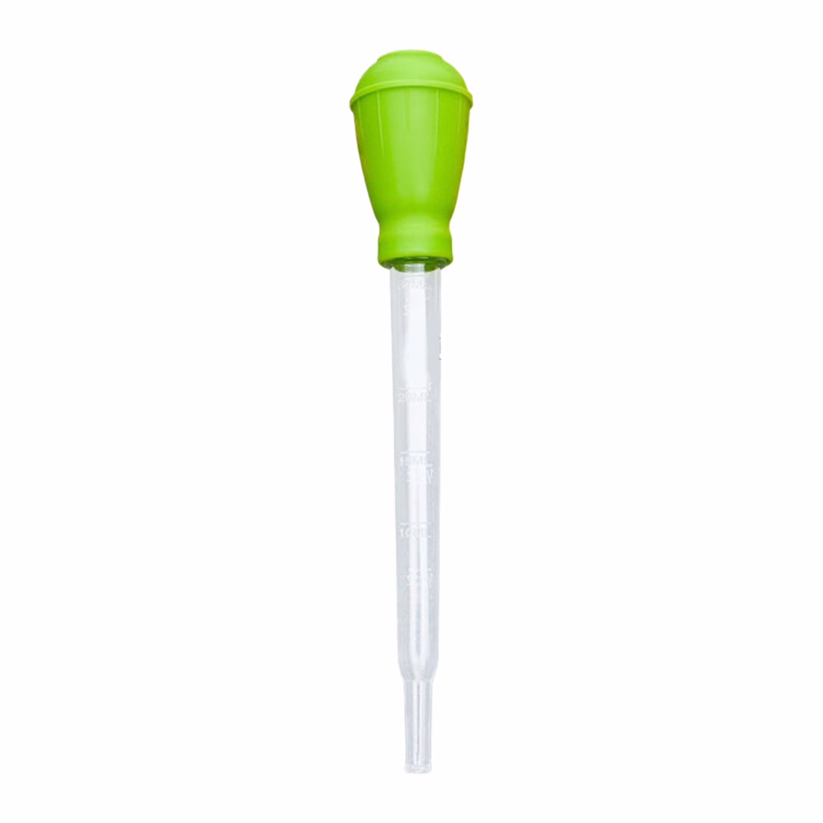 1 Pc Plastic Nylon Baster Classic Baster with Clear Tube Large Turkey Baster Premium Baster Tool for Cooking Powerful Bulb Baster Syringe, 11.22 Inch, Green