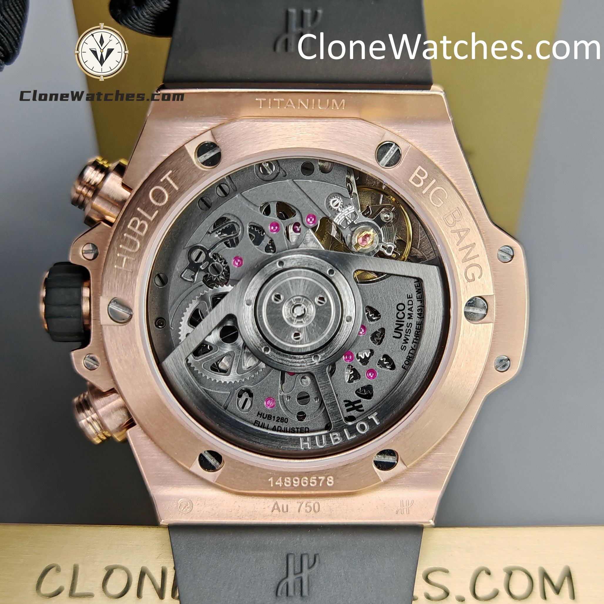 Hublot Super Clone Watches 1:1 Big Bang Unico King Gold 42mm 441.OX.1181.RX