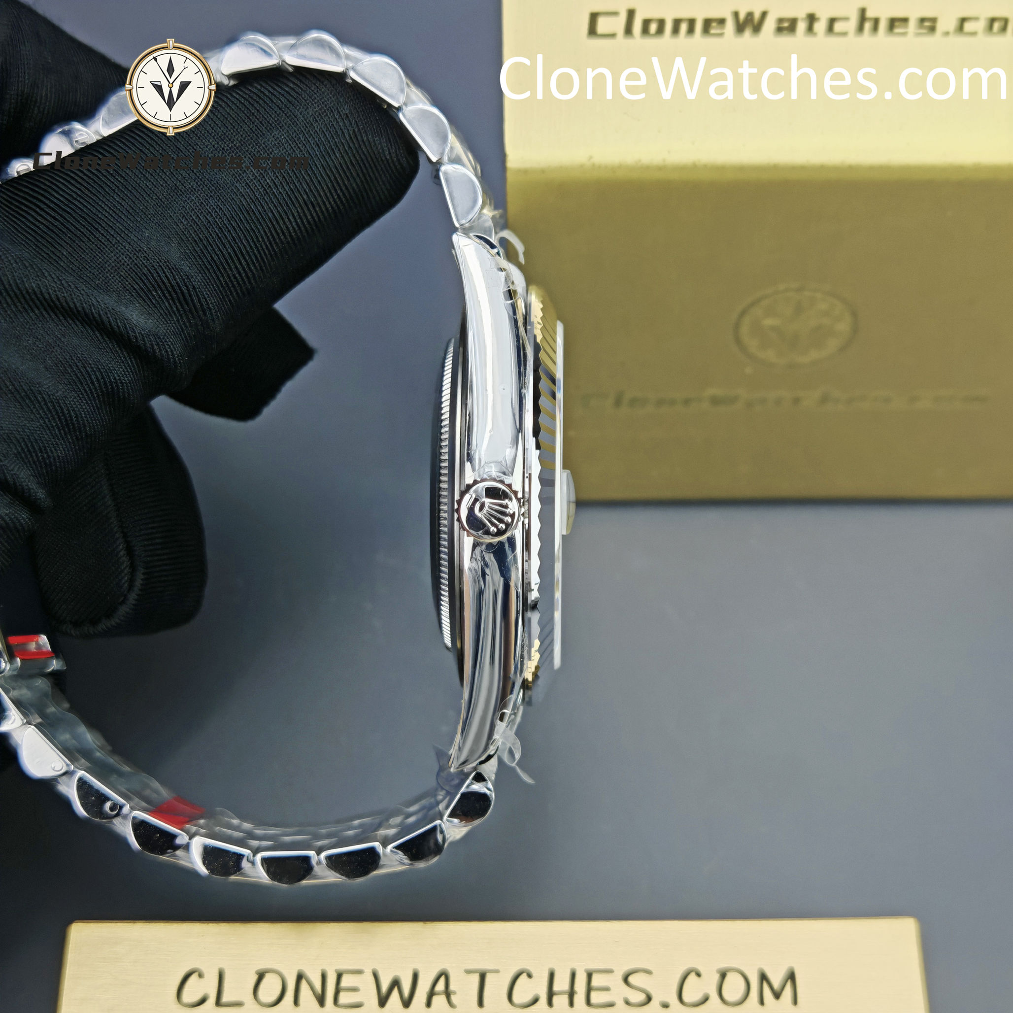 Rolex Super Clone Watches 1:1 DateJust Grey Dial m126334-0014 Jubilee 41MM 3235 Movement