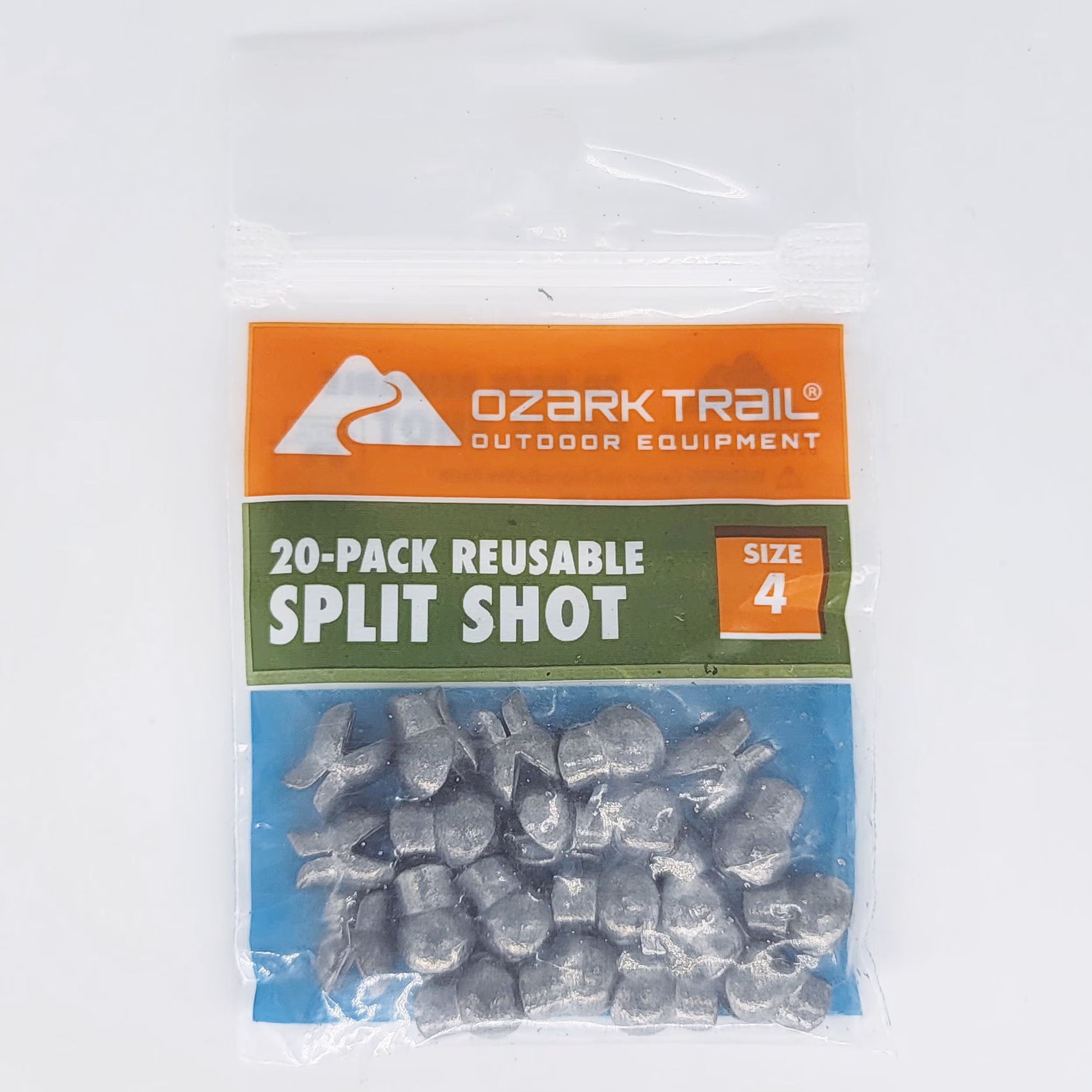 Ozark Trail Reusable Shot #4, Fishing Lead Weights, Product Size 1x0.85cm