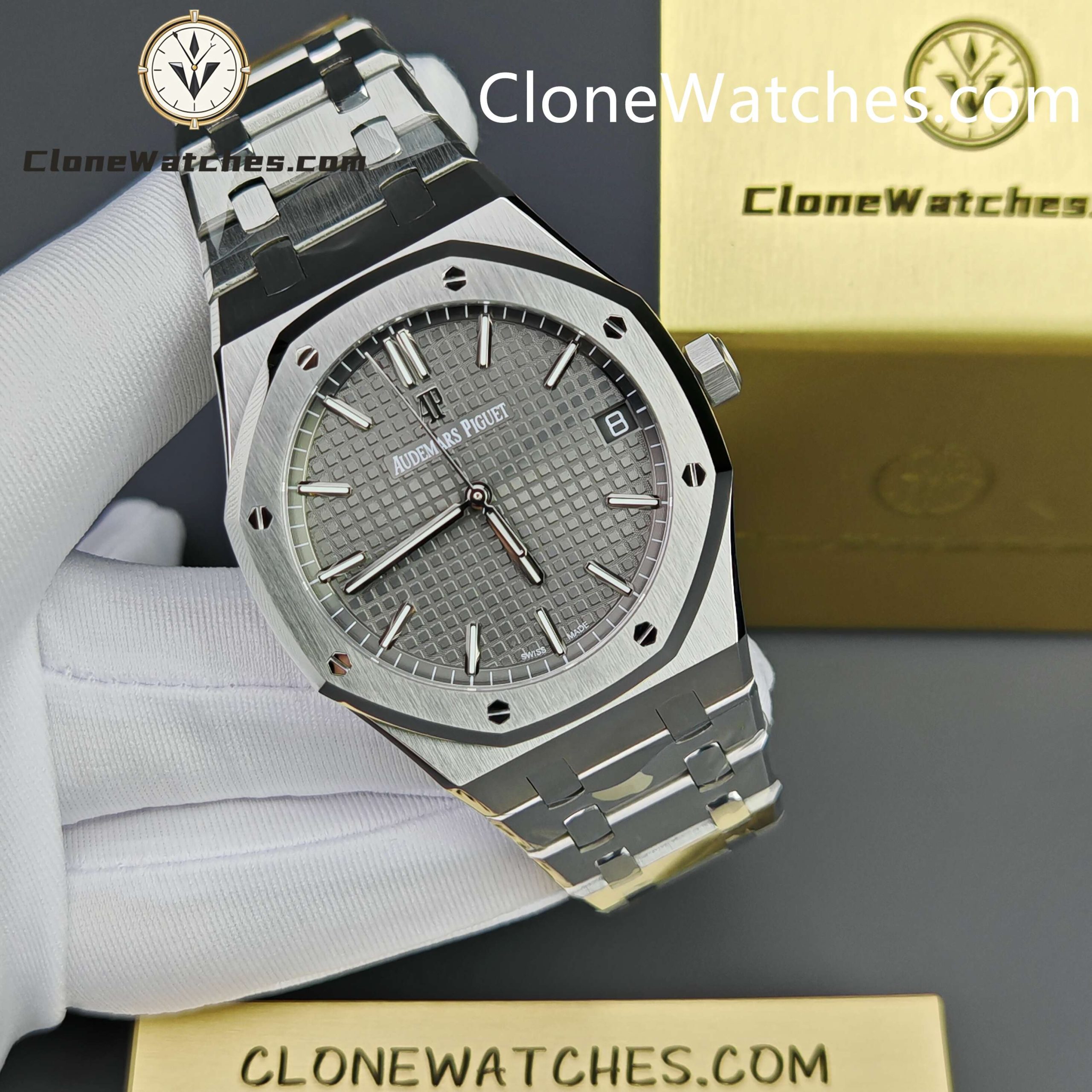 Audemars Piguet Super Clone Watches 1:1 Royal Oak 15500 Grey dial