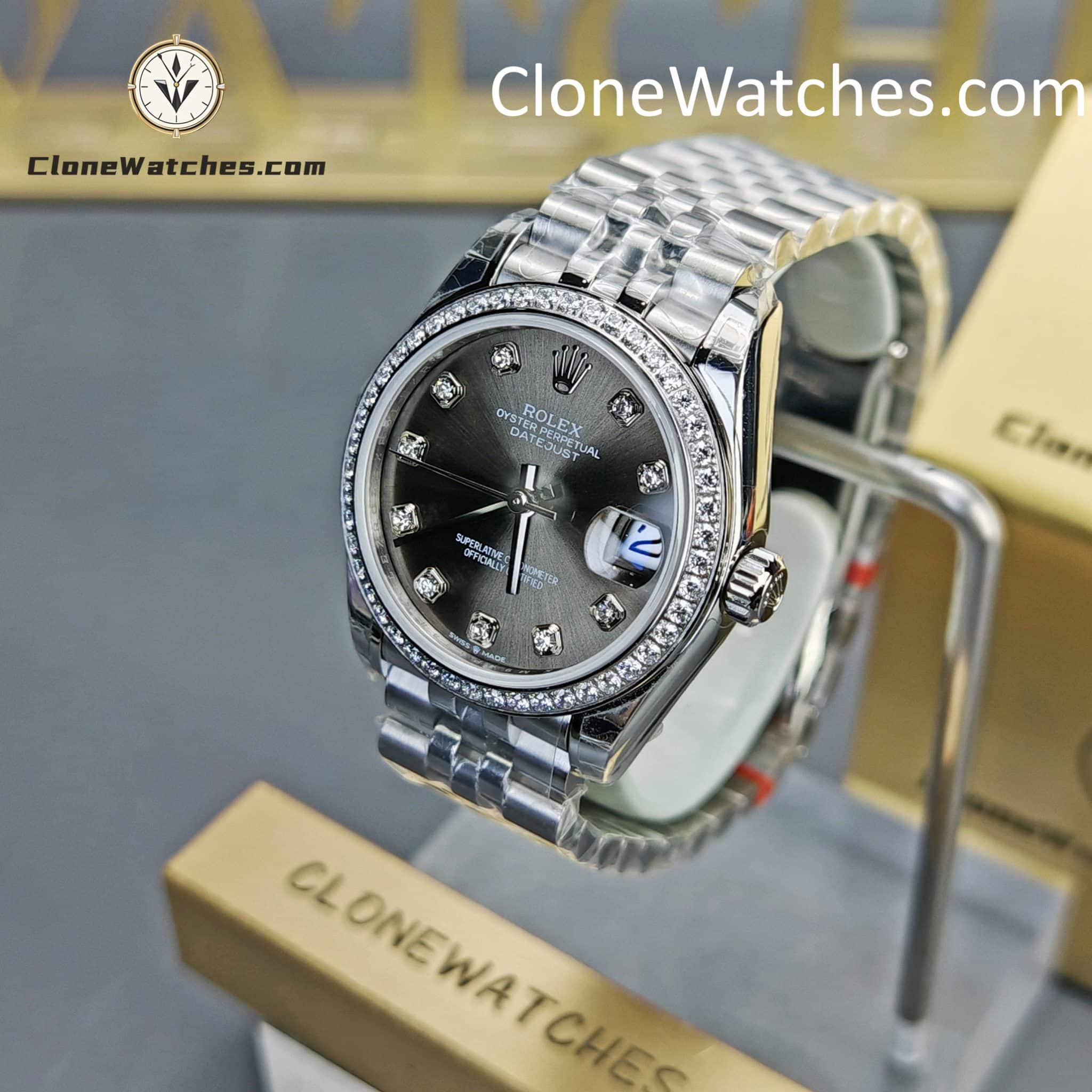 Rolex Super Clone Watches 1:1 DateJust m278384rbr-0010 Jubilee 31MM 2236 Movement
