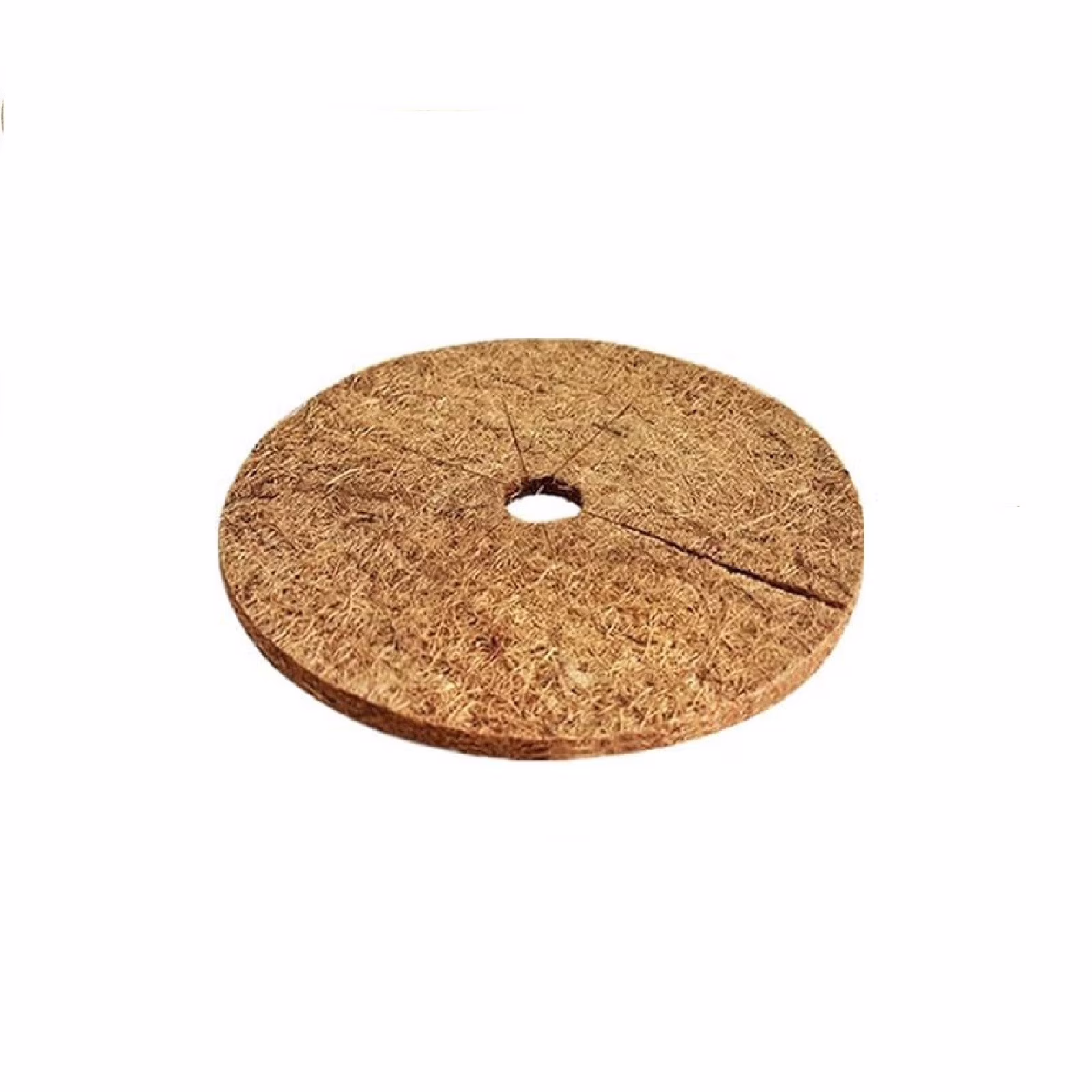 118 Inch Coconut Fiber Tree Mulch Rings, Natural & Organic, Moisturize & Protect Soil, Easy to Use & Trim, for Gardens
