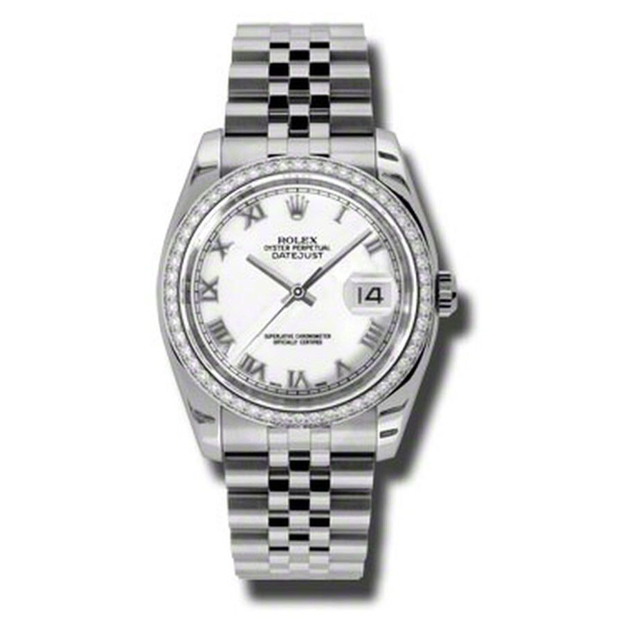 Rolex Oyster Perpetual Datejust 36 White Dial Stainless Steel Jubilee Bracelet Automatic Men s Watch 116244WRJ（Lifetime free warranty+90-days replacement service & Refund!.）
