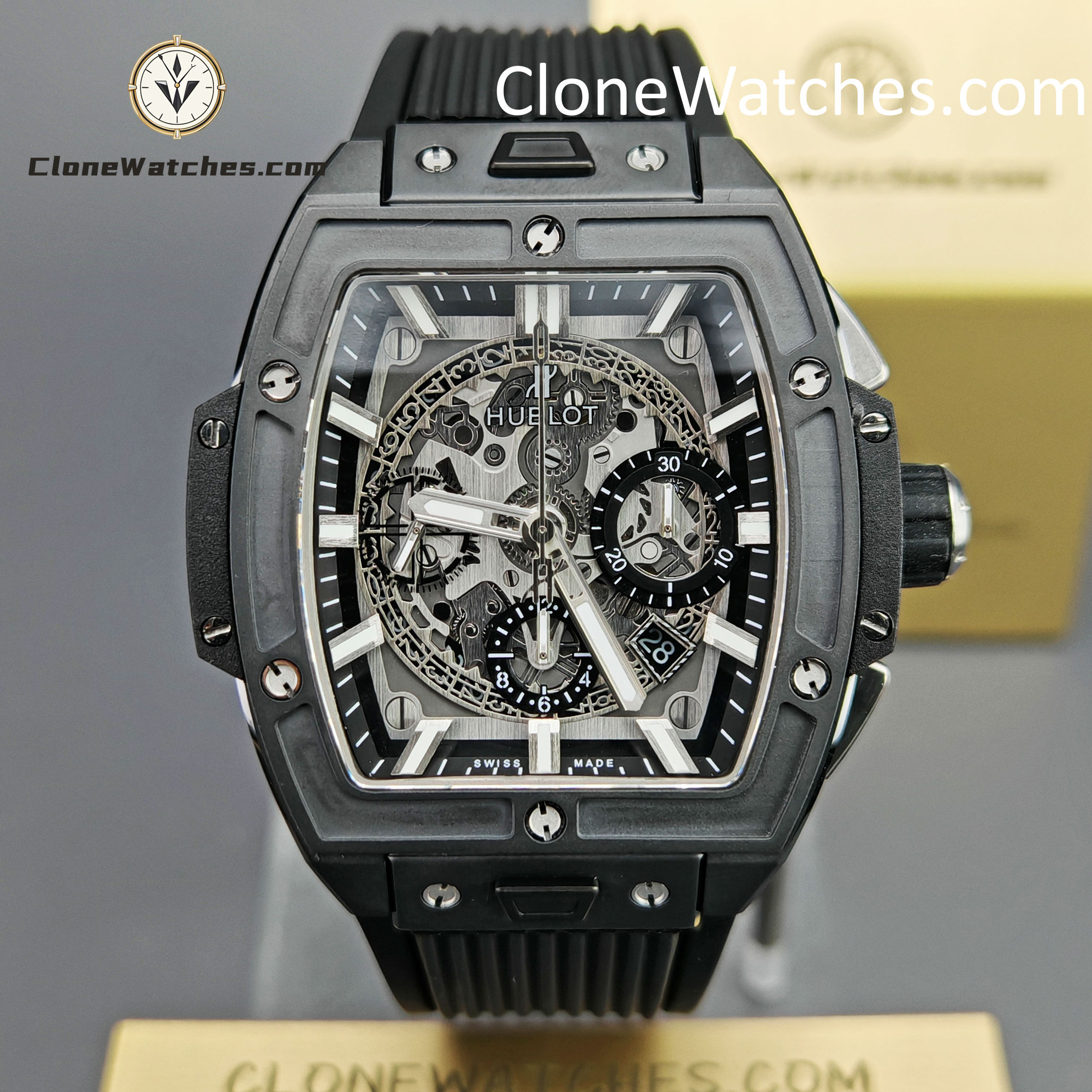 Hublot Super Clone Watches 1:1 Spirit of Big Bang Black Magic 642.CI.0170.RX