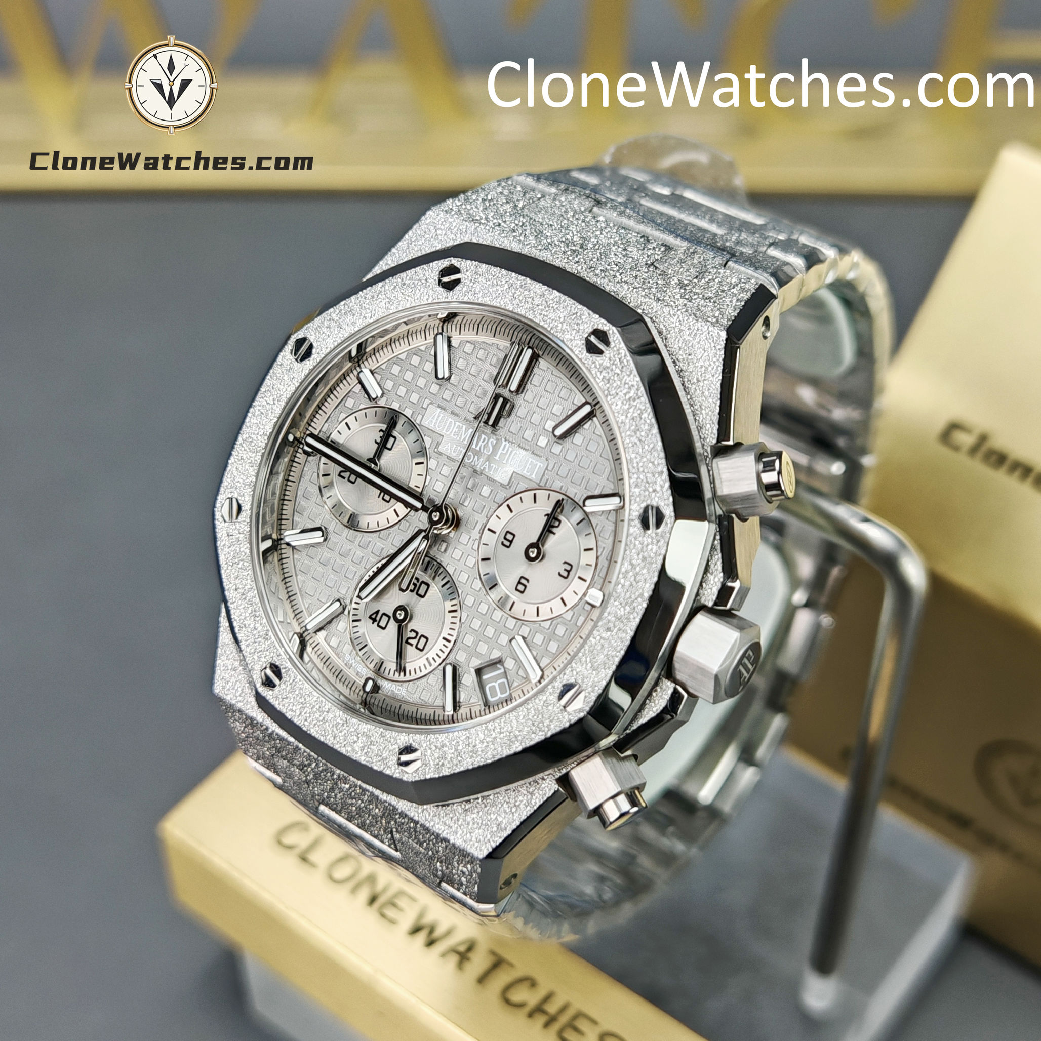 Audemars Piguet Super Clone Watches 1:1 Royal Oak Gray Dial 26240BC Self-winding Chronograph