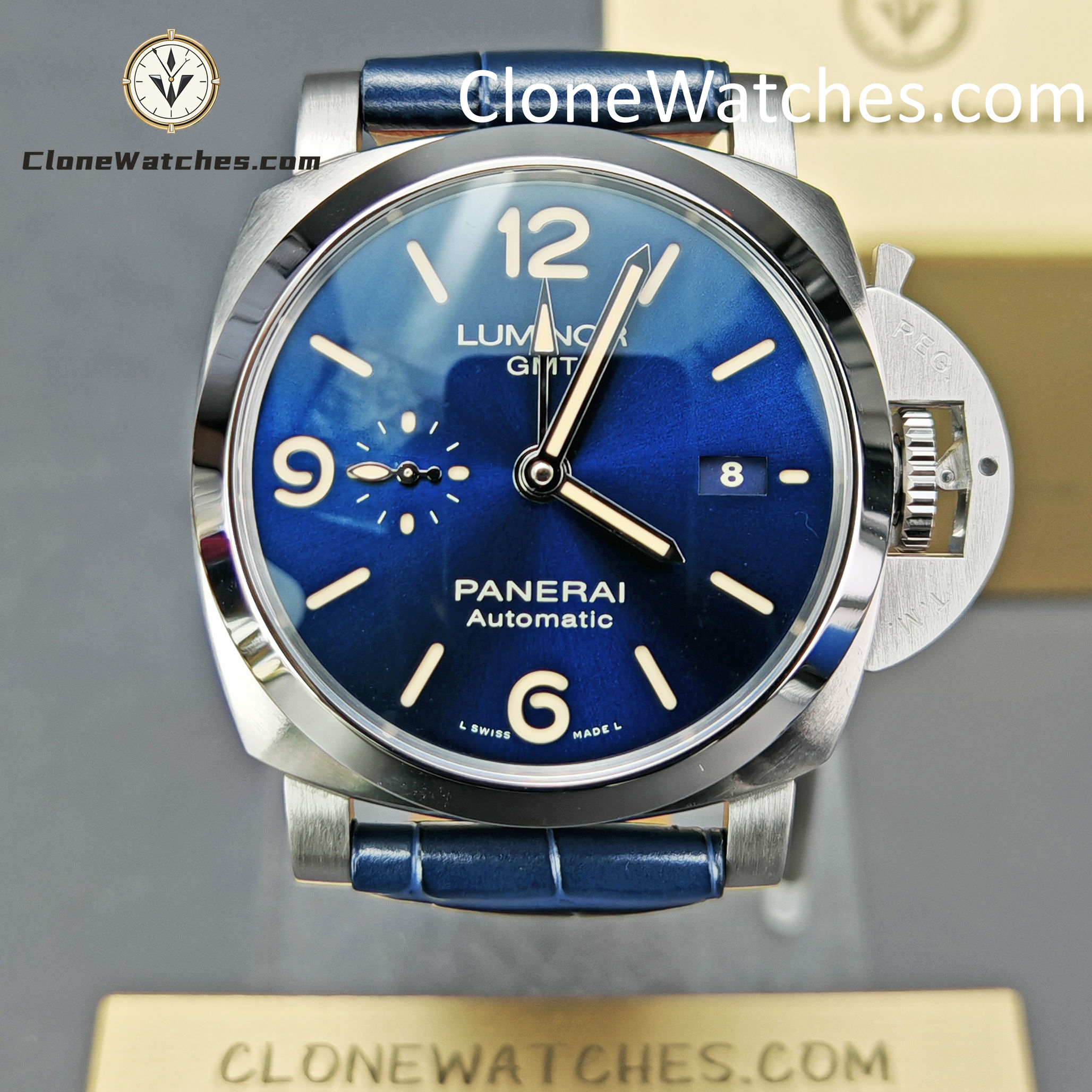 Panerai Super Clone Watches 1:1 Luminor Marina 1950 3 Days Automatic PAM01393 Blue Dial 42MM