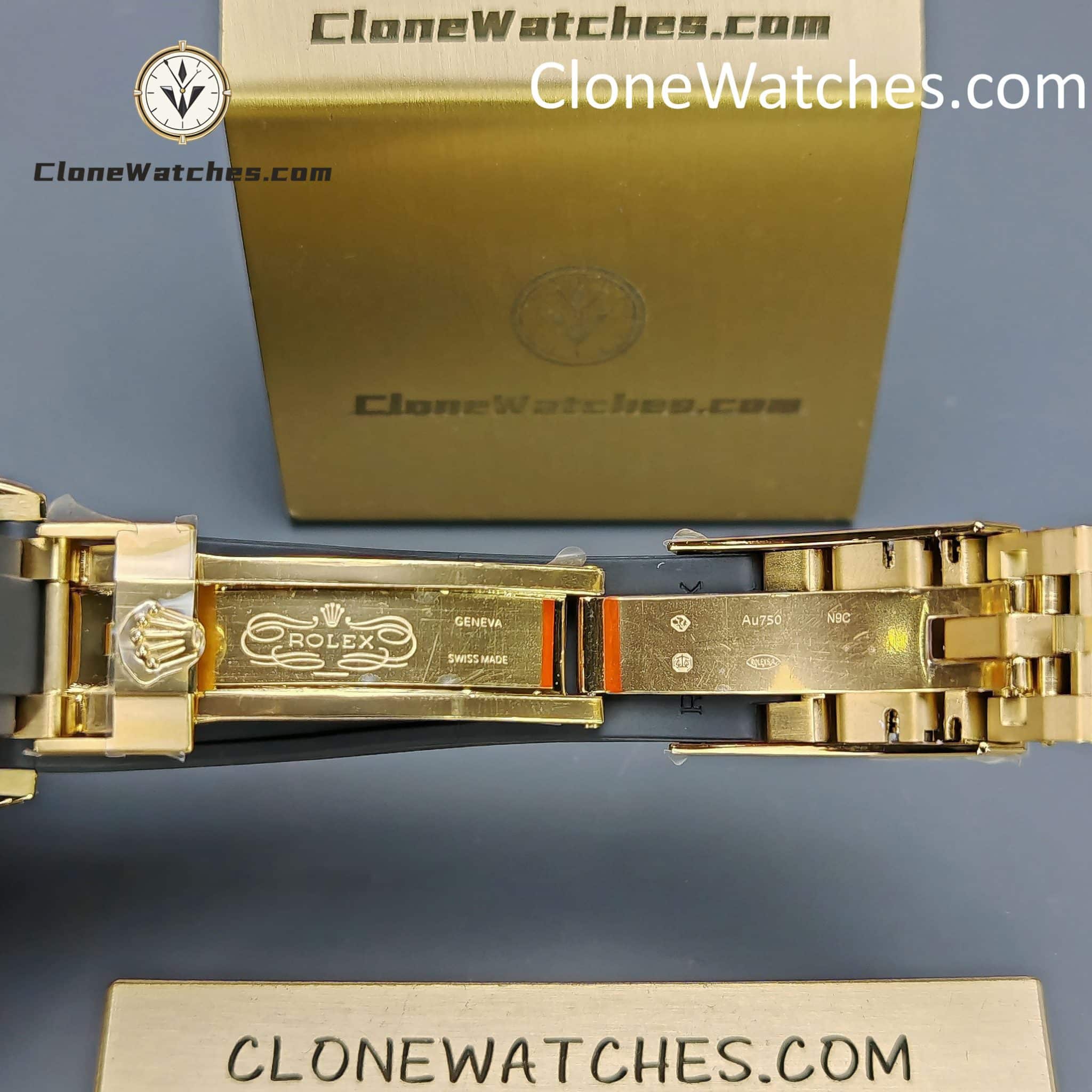 Rolex Super Clone Watches 1:1 Daytona 18k Gold M126518ln-0006 4131 Movement