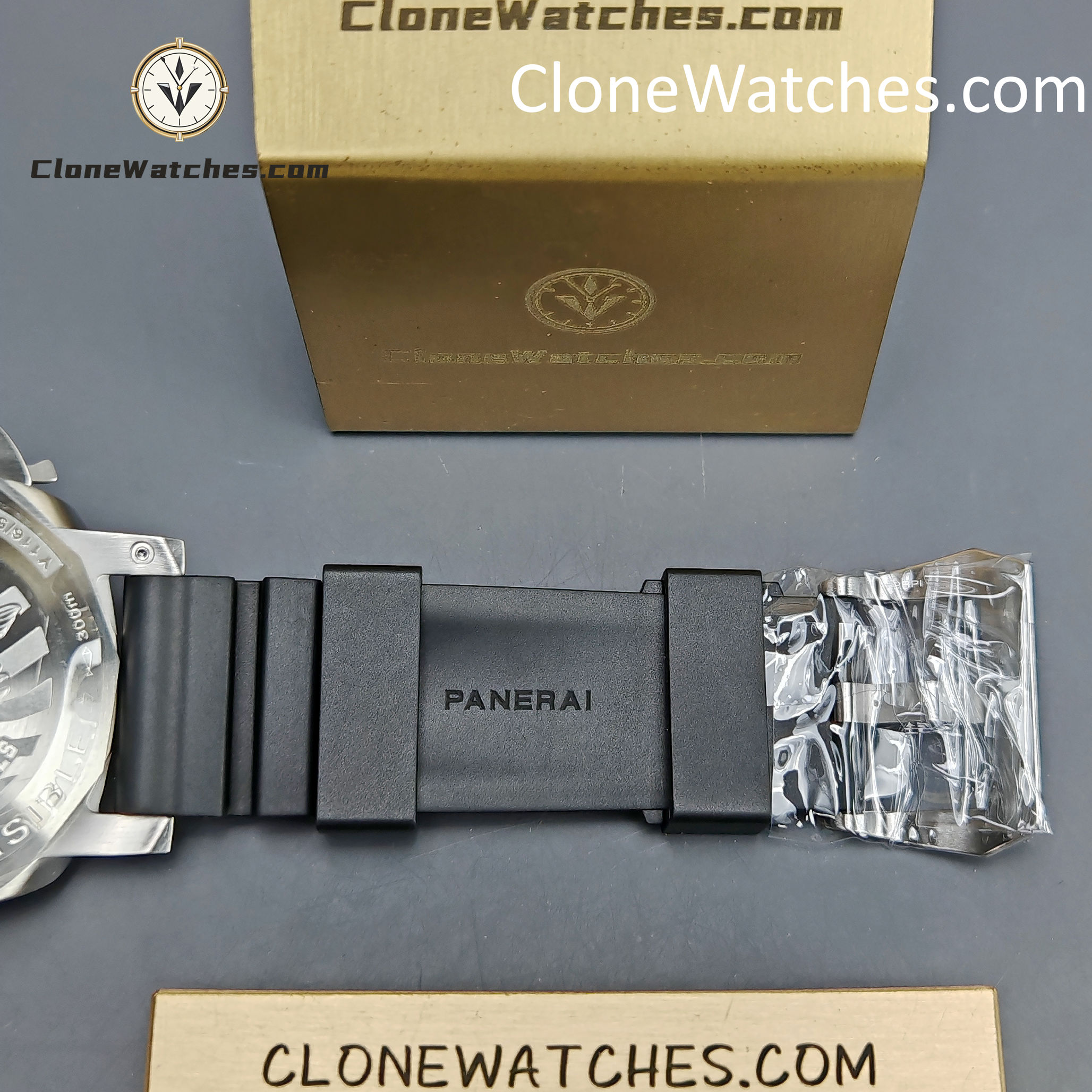 Panerai Super Clone Watches 1:1 Submersible GMT Navy SEALs PAM01323 Gradient Gray dial