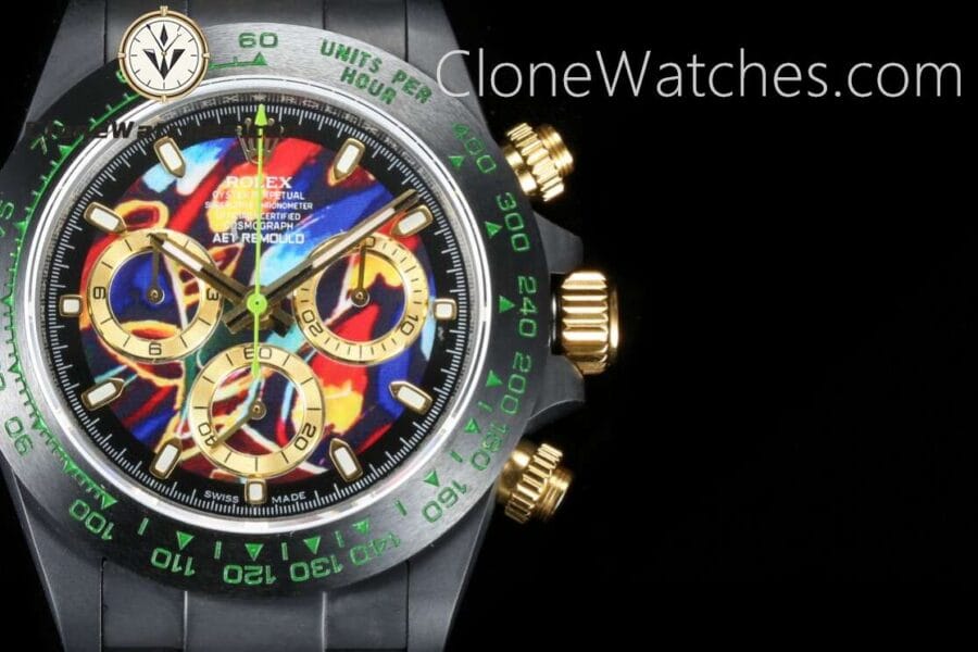 Modified Super Clone Watches 1:1 AET Rolex Daytona ceramic CHARLES THE GREAT