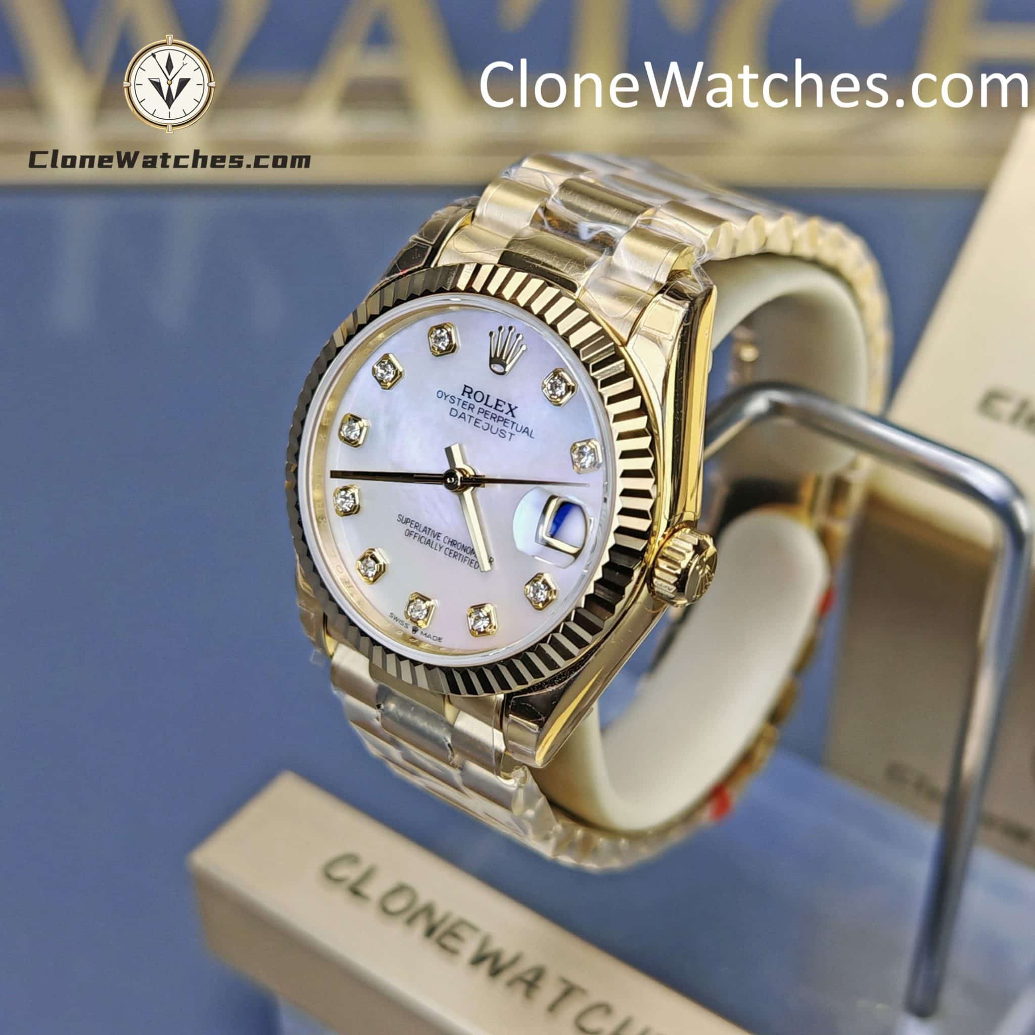 Rolex Super Clone Watches 1:1 DateJust m278278-0010 President 31MM 2236 Movement
