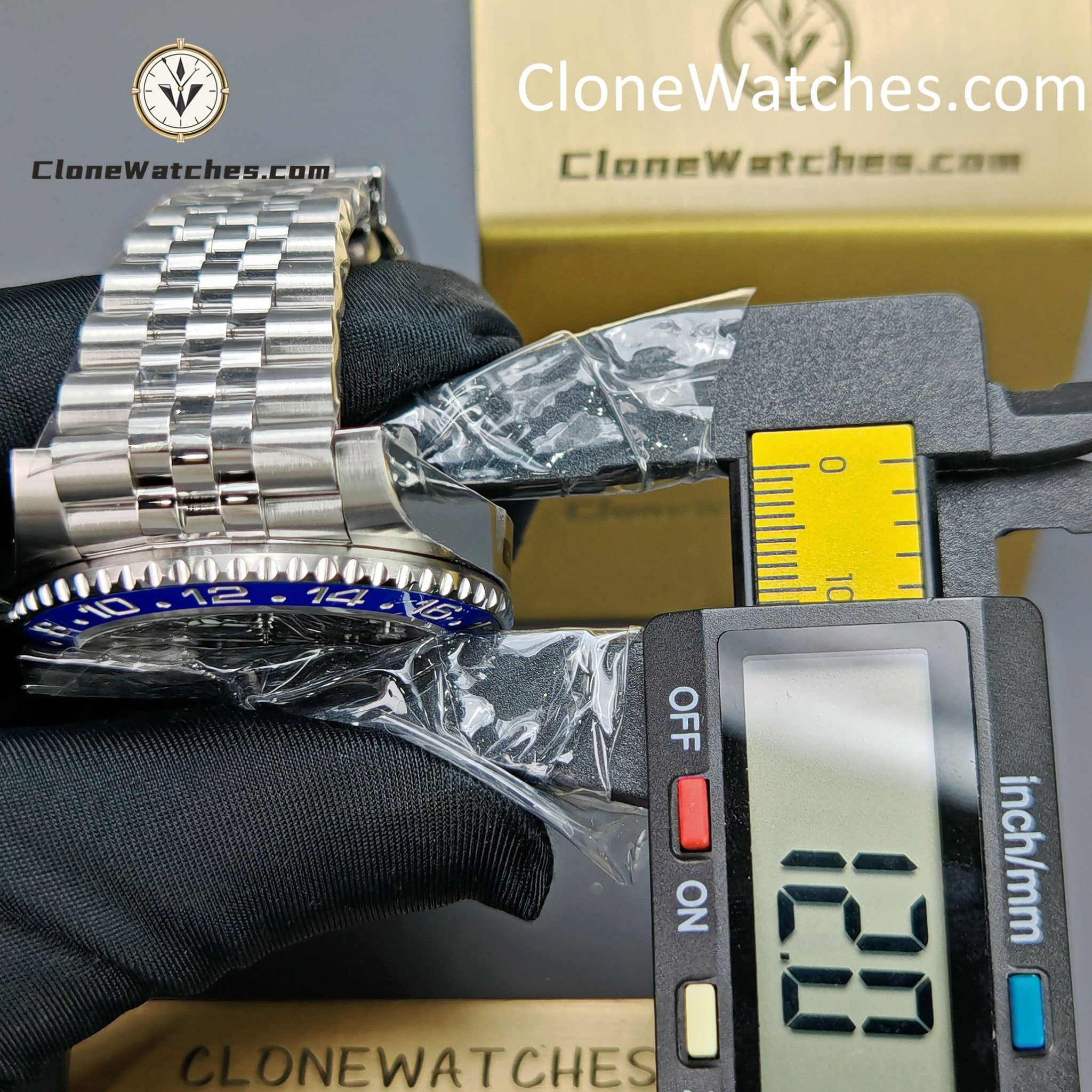 Rolex Super Clone Watches 1:1 BATMAN GMT Master II M126710blnr Jubilee 3285 Movement