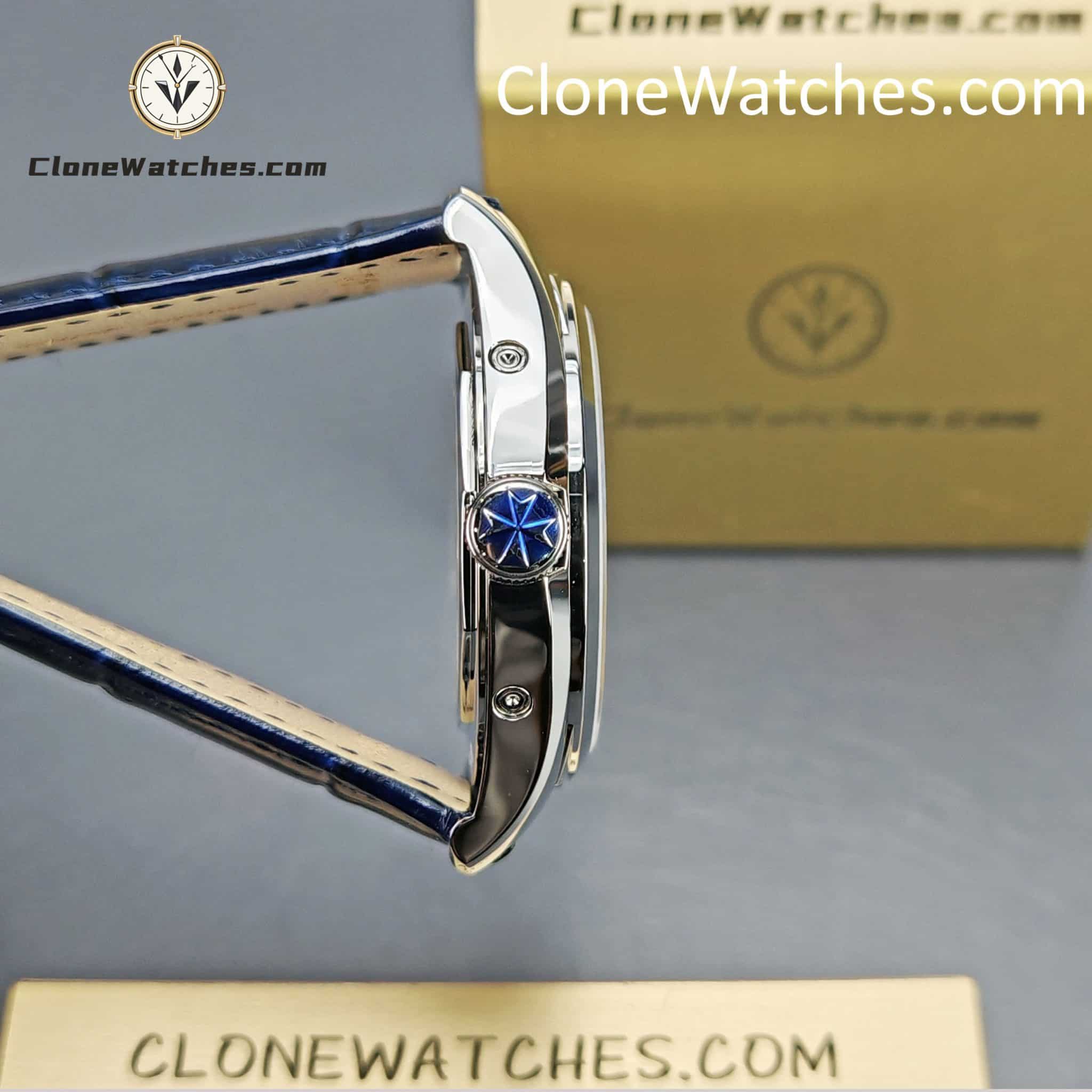 Vacheron Constantin Super Clone Watches 1:1 Fiftysix 4000E/000A-B548 Blue Dial