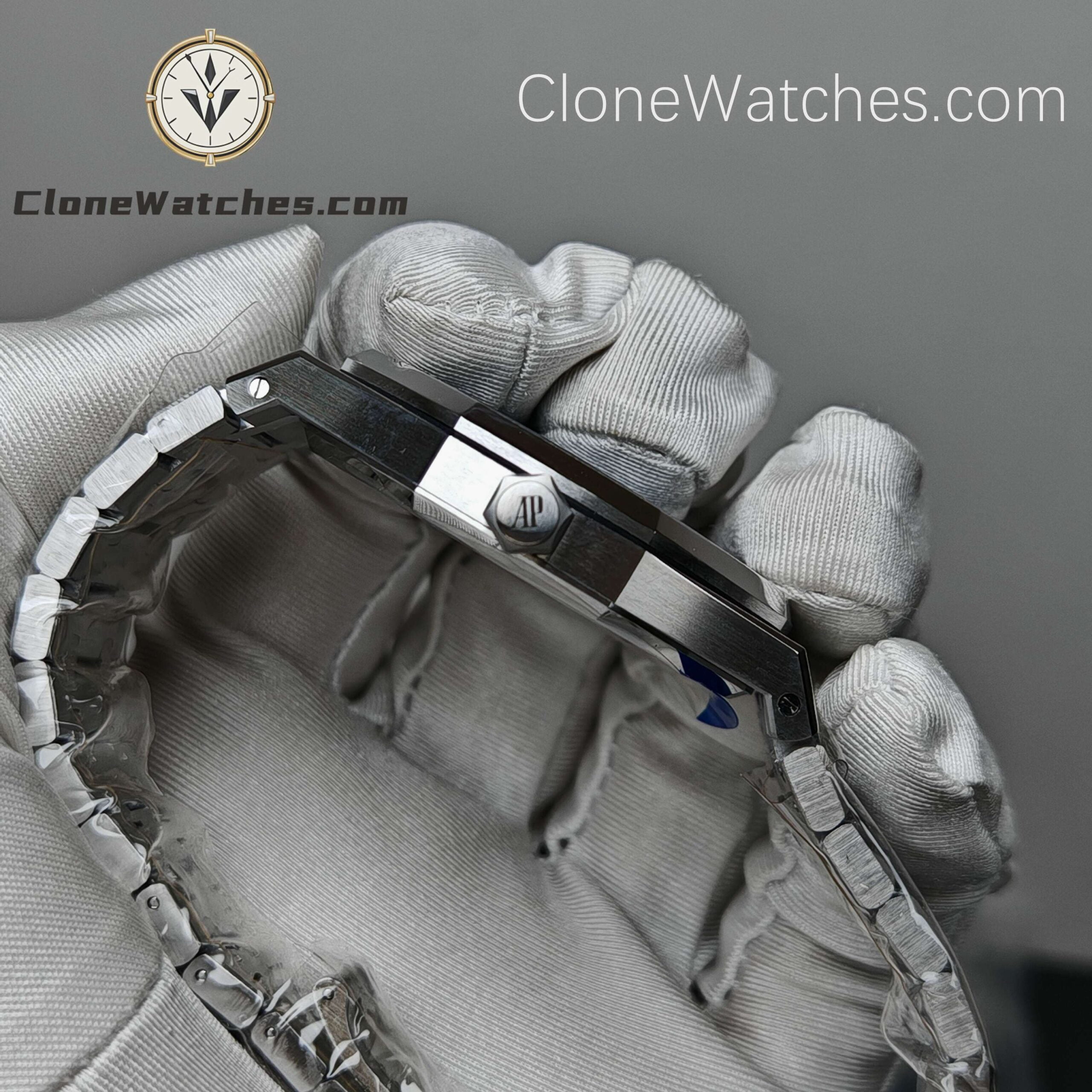 Audemars Piguet Super Clone Watches 1:1 Royal Oak Frost 15400 Blue Dial