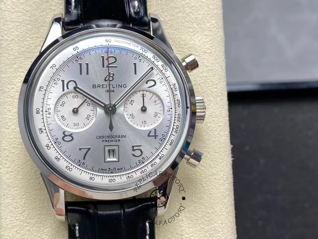 Breitling Premier B09 Silver Dial 40 mm AB0930371G1P1 Replica