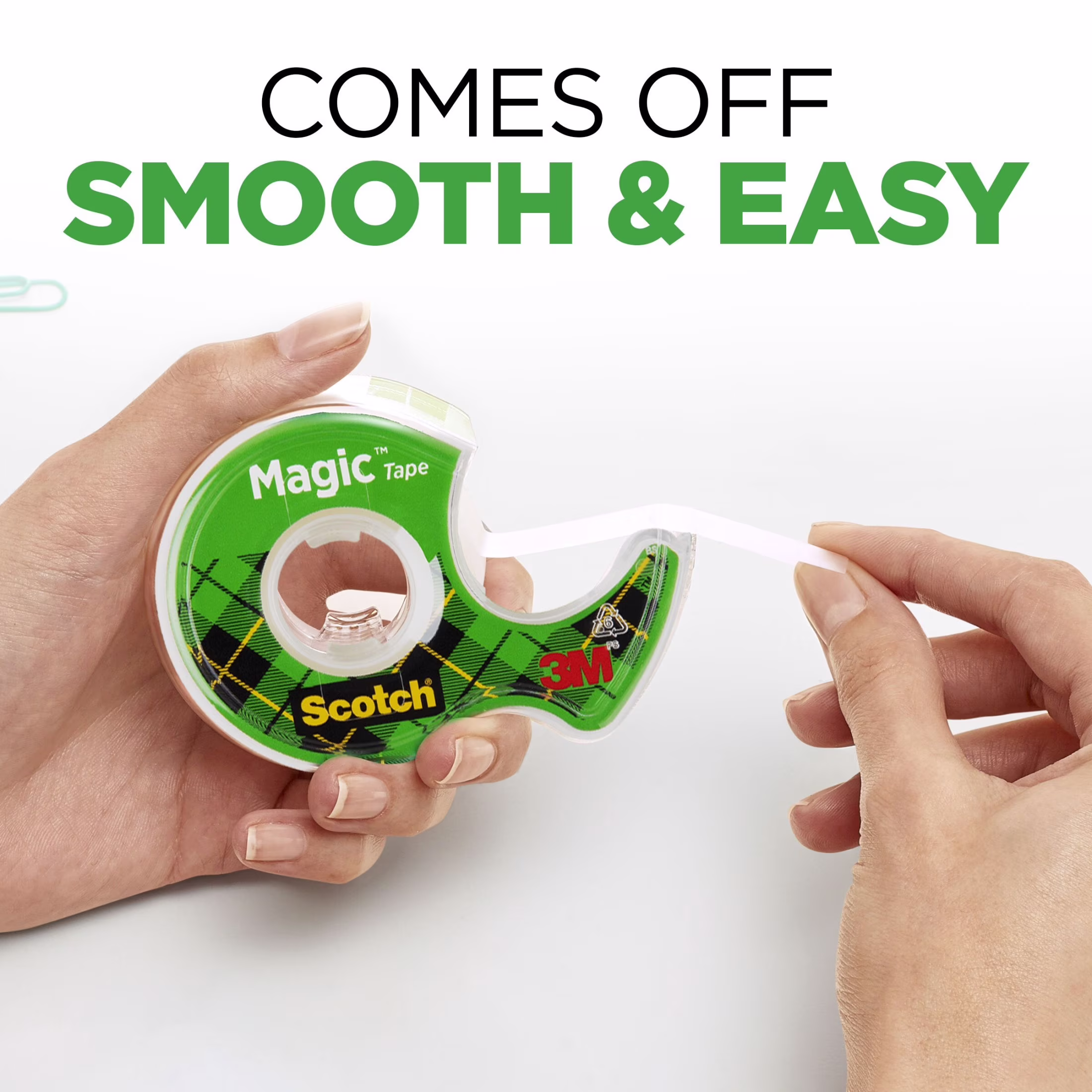 Scotch Magic Tape Dispenser, Clear, 3/4