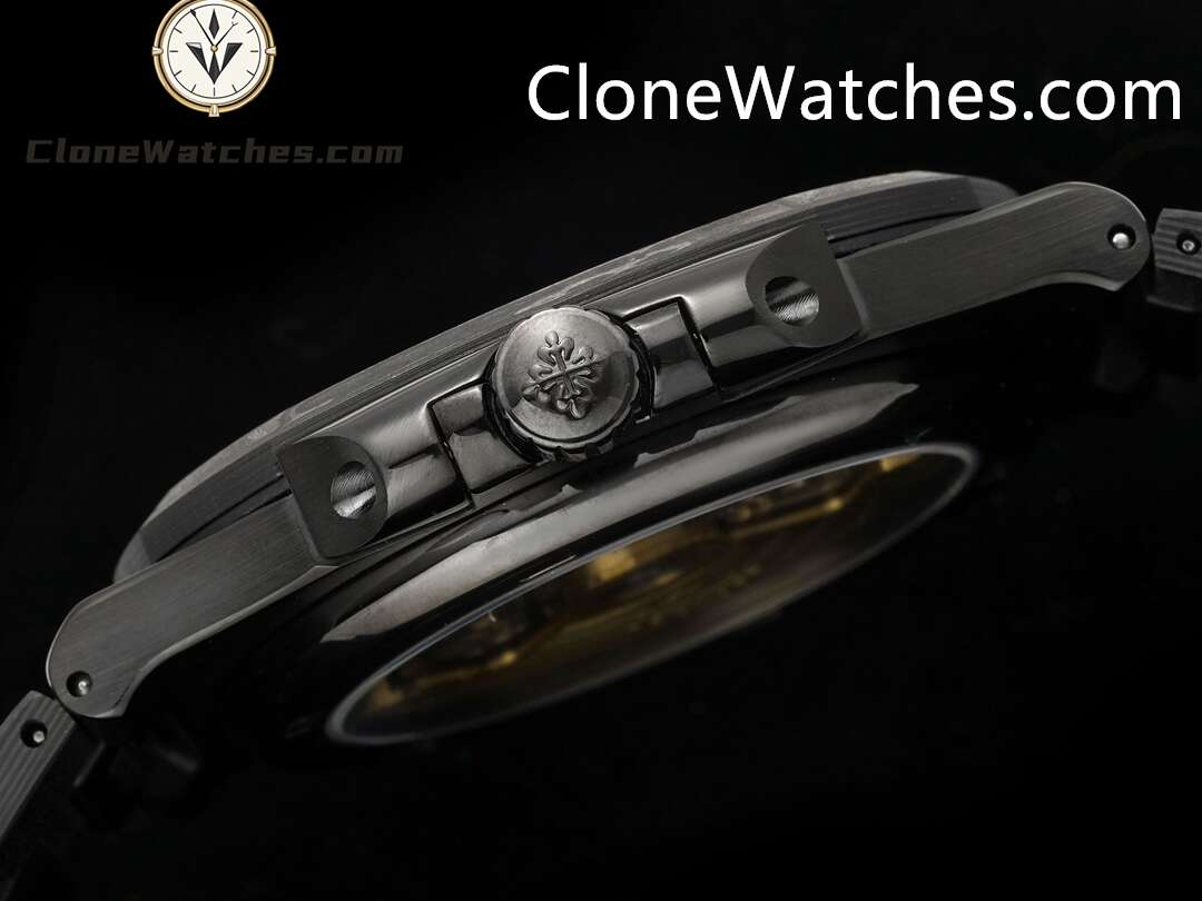 Modified Super Clone Watches 1:1 DiW Patek Philippe Nautilus 5711 BLACK GRAIL KHAKI