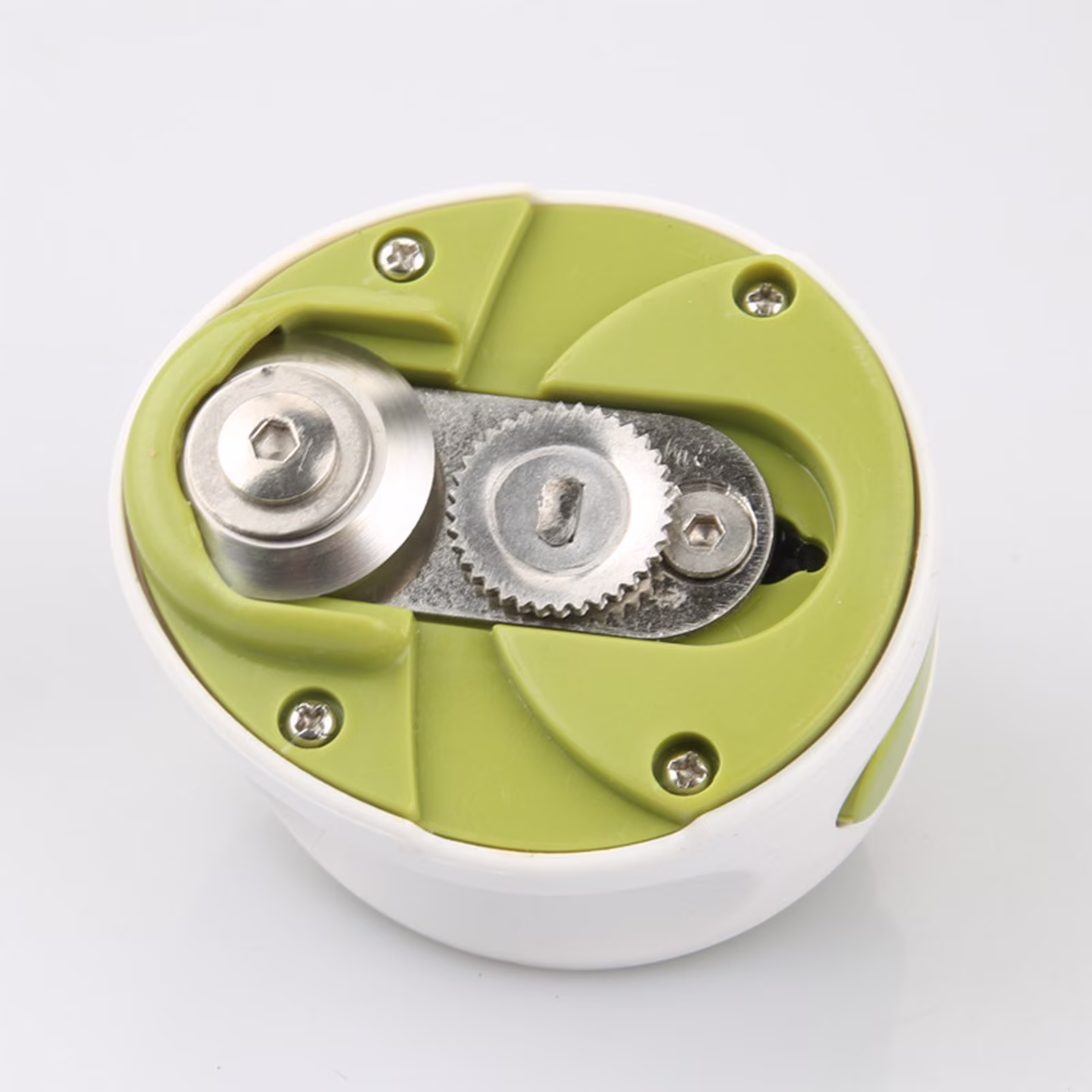 Homchy Can Opener Open Your Cans with A Simply Push of Button No Sharp Edge Food-Safe and Handheld Can Opener