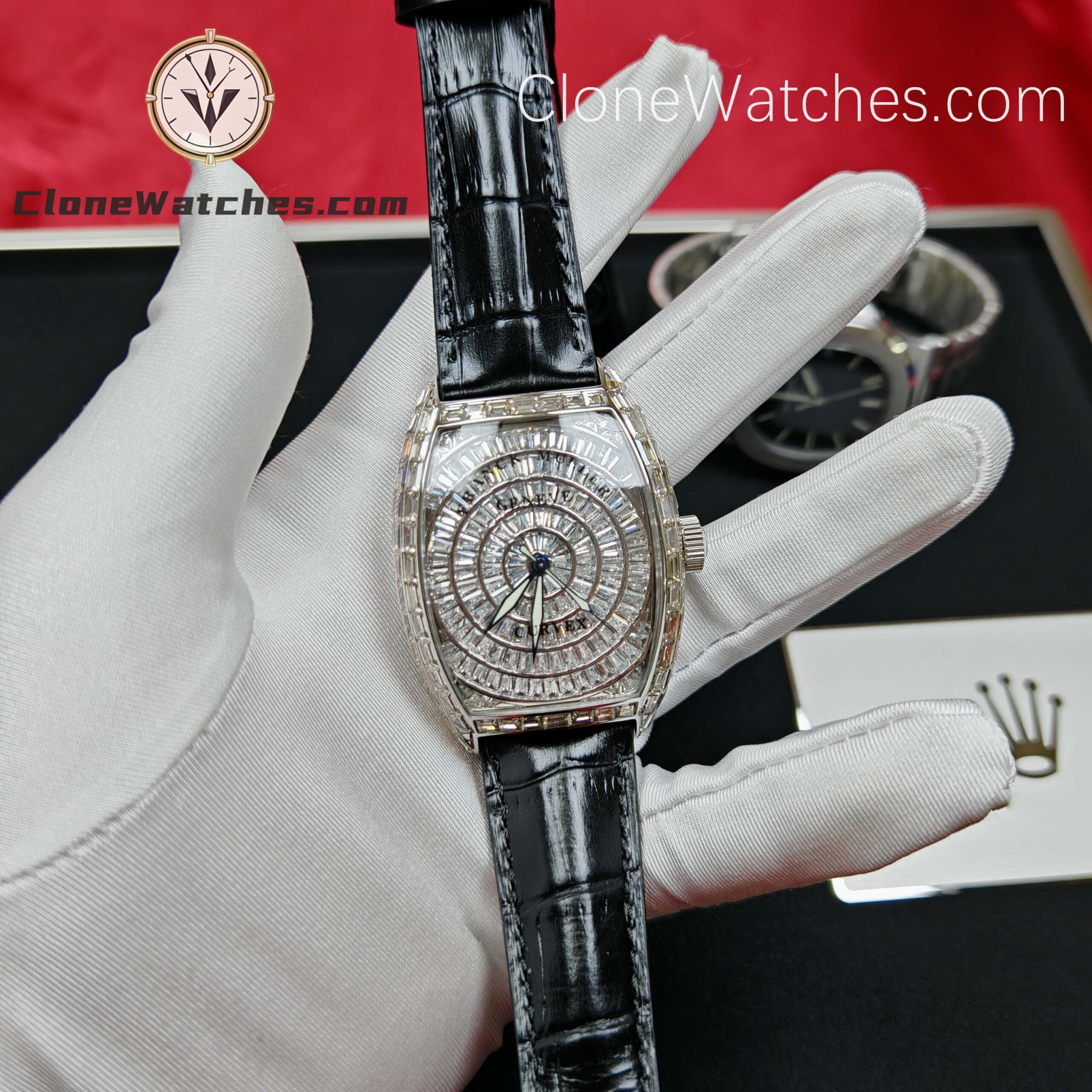 Franck Muller Super Clone Watches 1:1 Diamond Dial