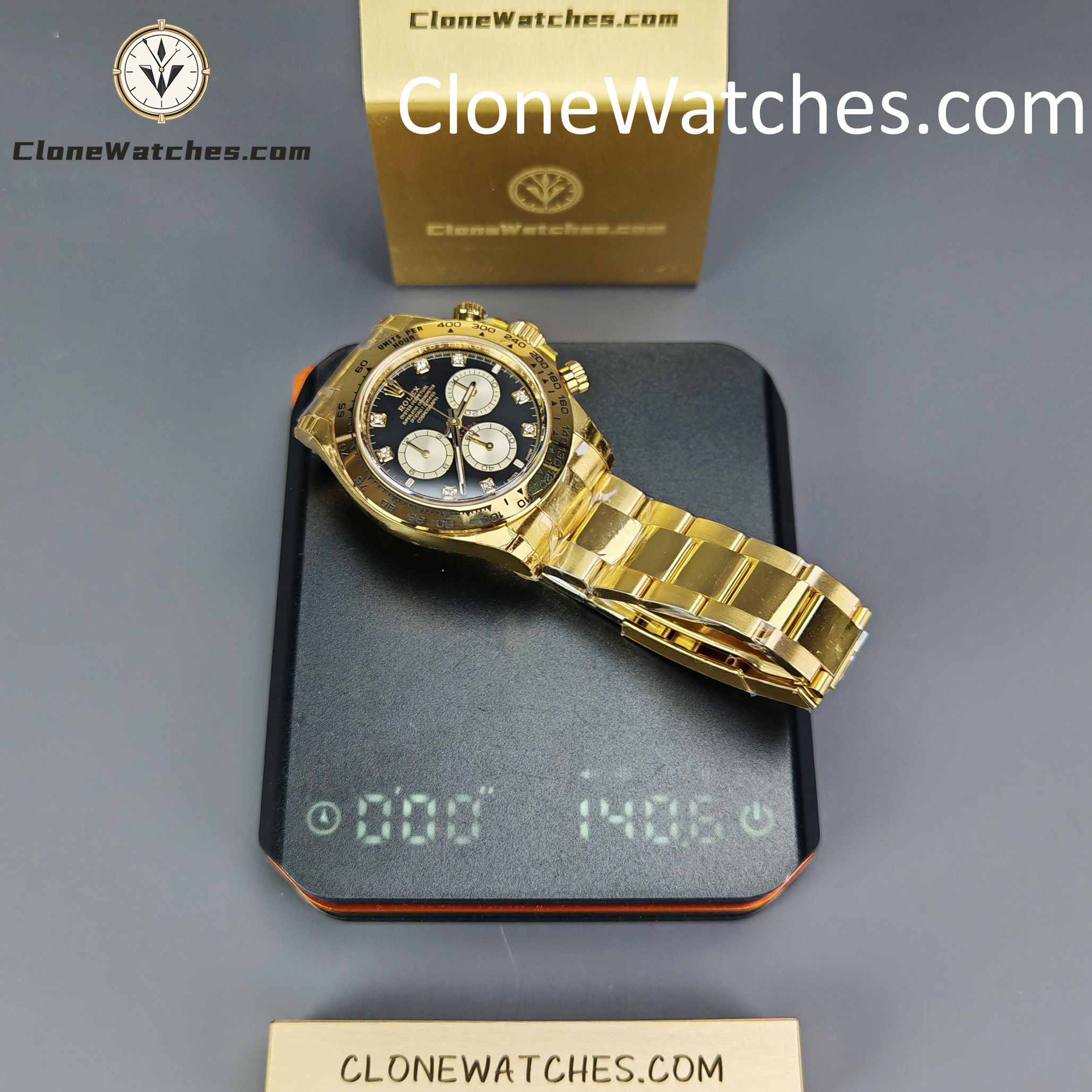 Rolex Super Clone Watches 1:1 Daytona 18k Gold M126508-0003 4131 Movement
