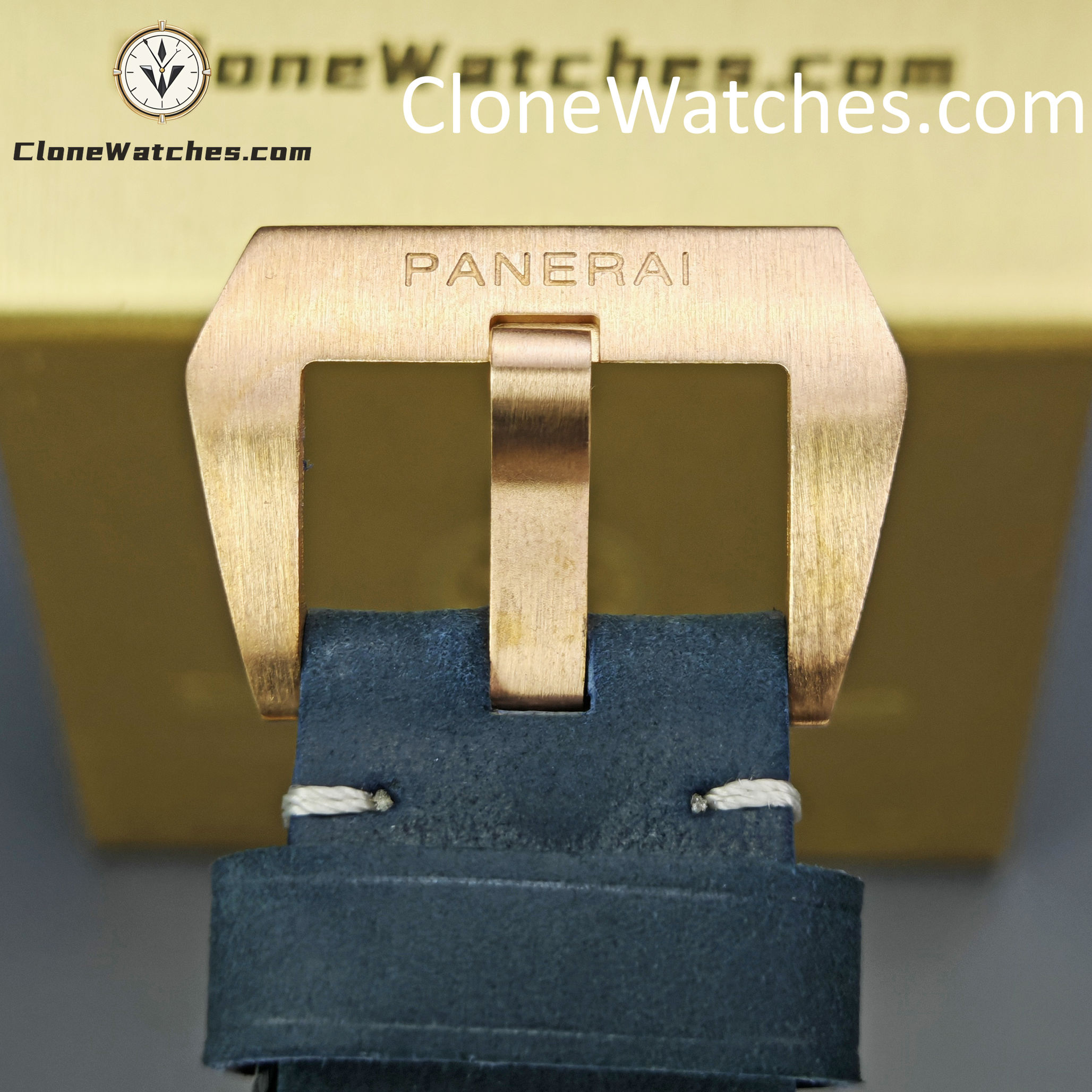 Panerai Super Clone Watches 1:1 Submersible Bronzo PAM01074 Blue Dial