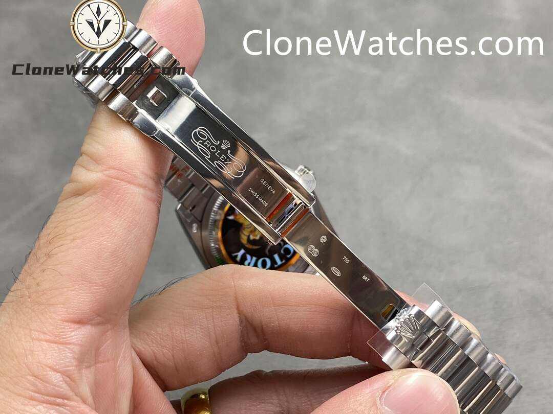 Rolex Super Clone Watches 1:1 Day Date Gradient Blue Dial 36mm m128239-0063 3255 Movement